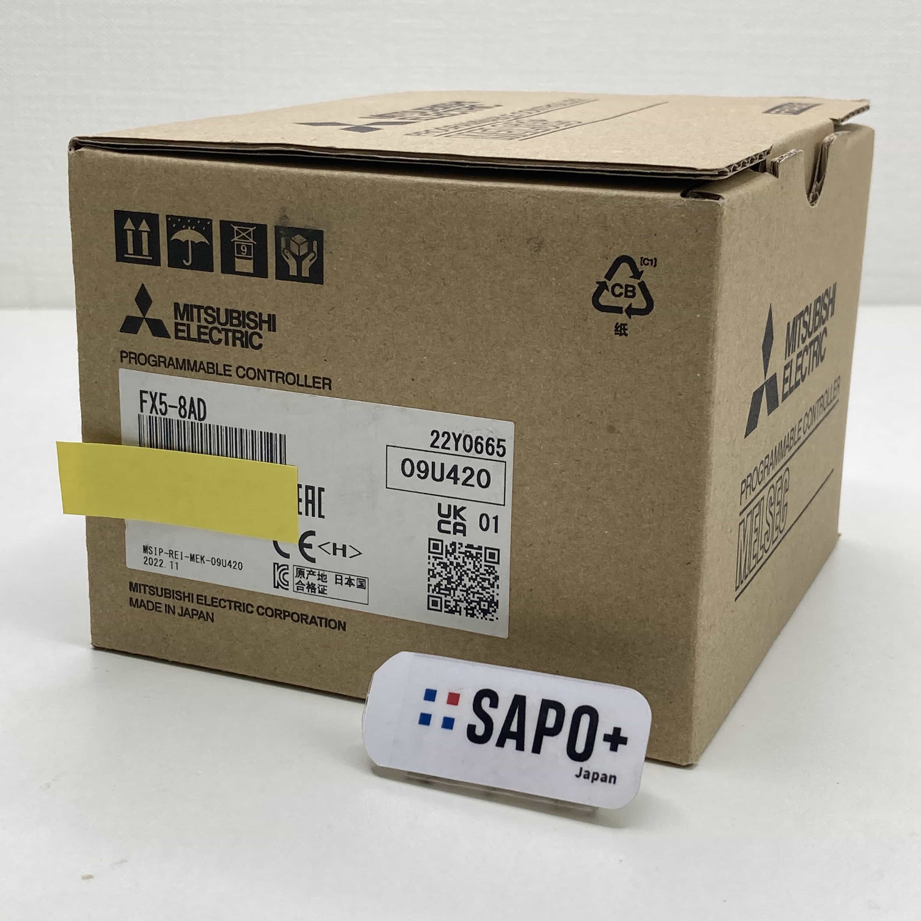 FX5-8AD 2022年製 アナログ入力ユニット（iQ-Fシリーズ：8チャンネル） 三菱電機