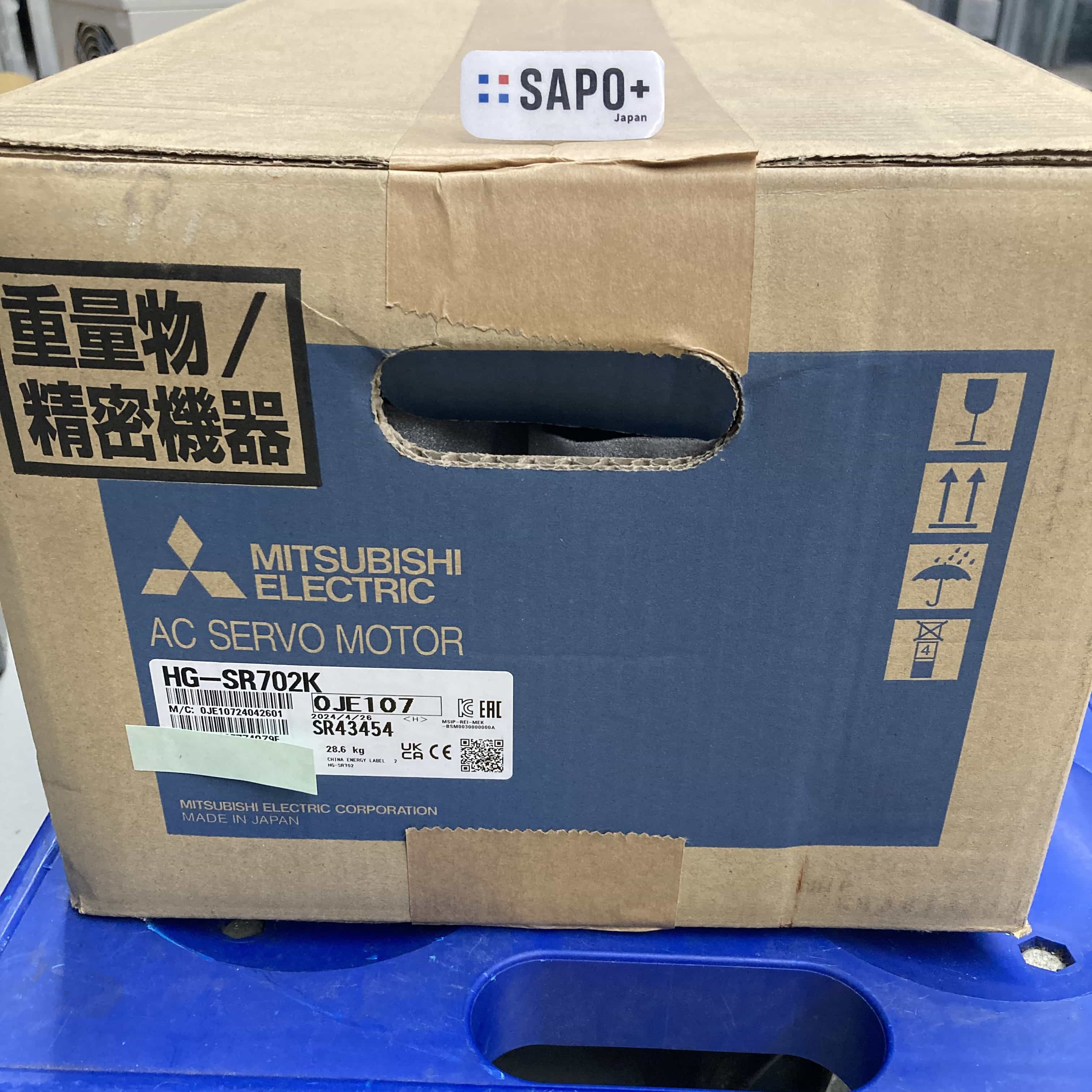 HG-SR702K 2024年製 ACサーボモータ（HG-SRシリーズ・キー溝付） 三菱電機