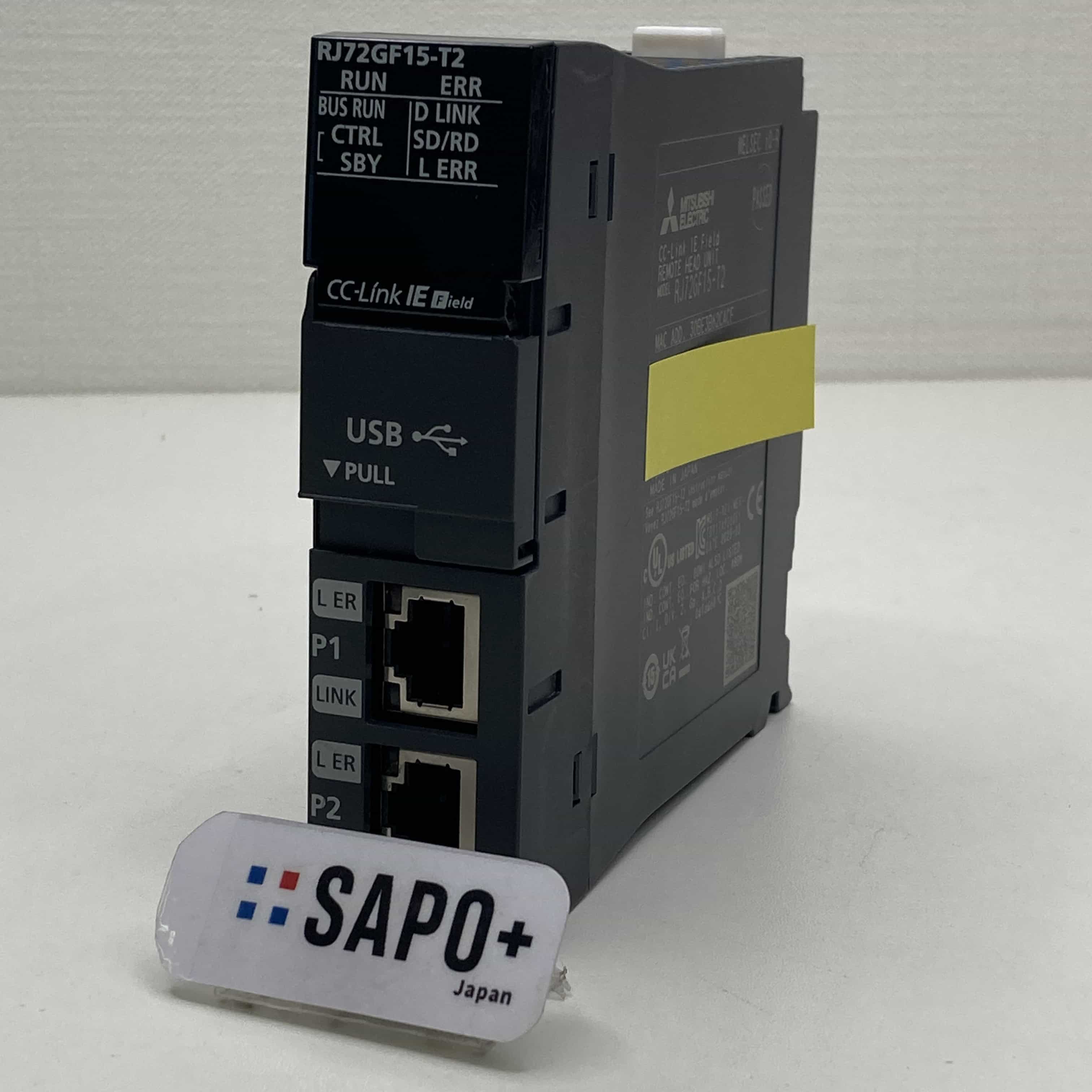 RJ72GF15-T2 2025年製 カバー割れ有 CC-Link IE フィールドネットワーク リモートヘッドユニット 三菱電機