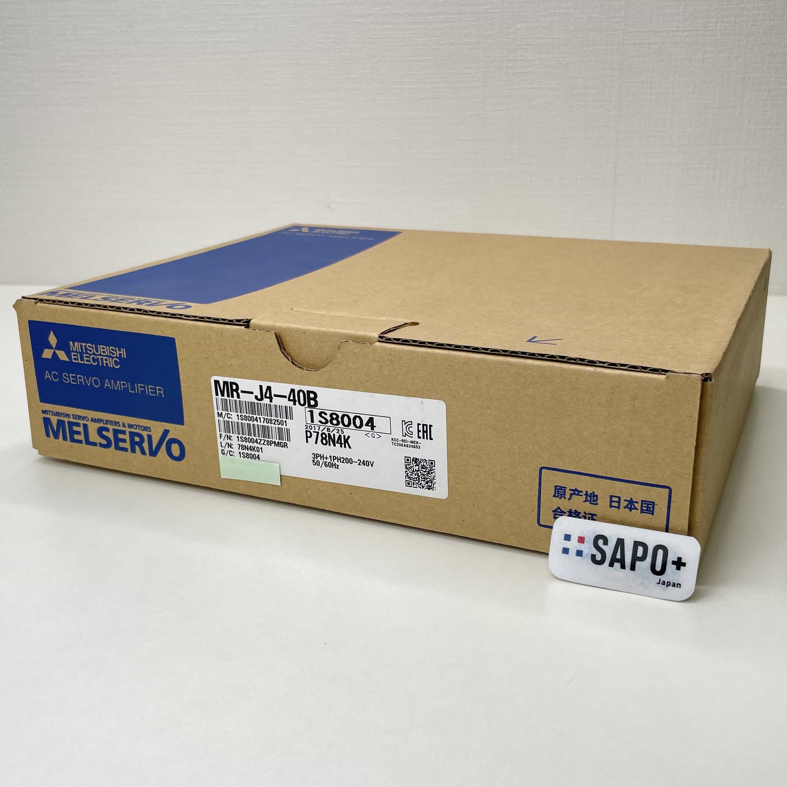 MR-J4-40B 2017年製 取説無 ACサーボアンプ 三菱電機