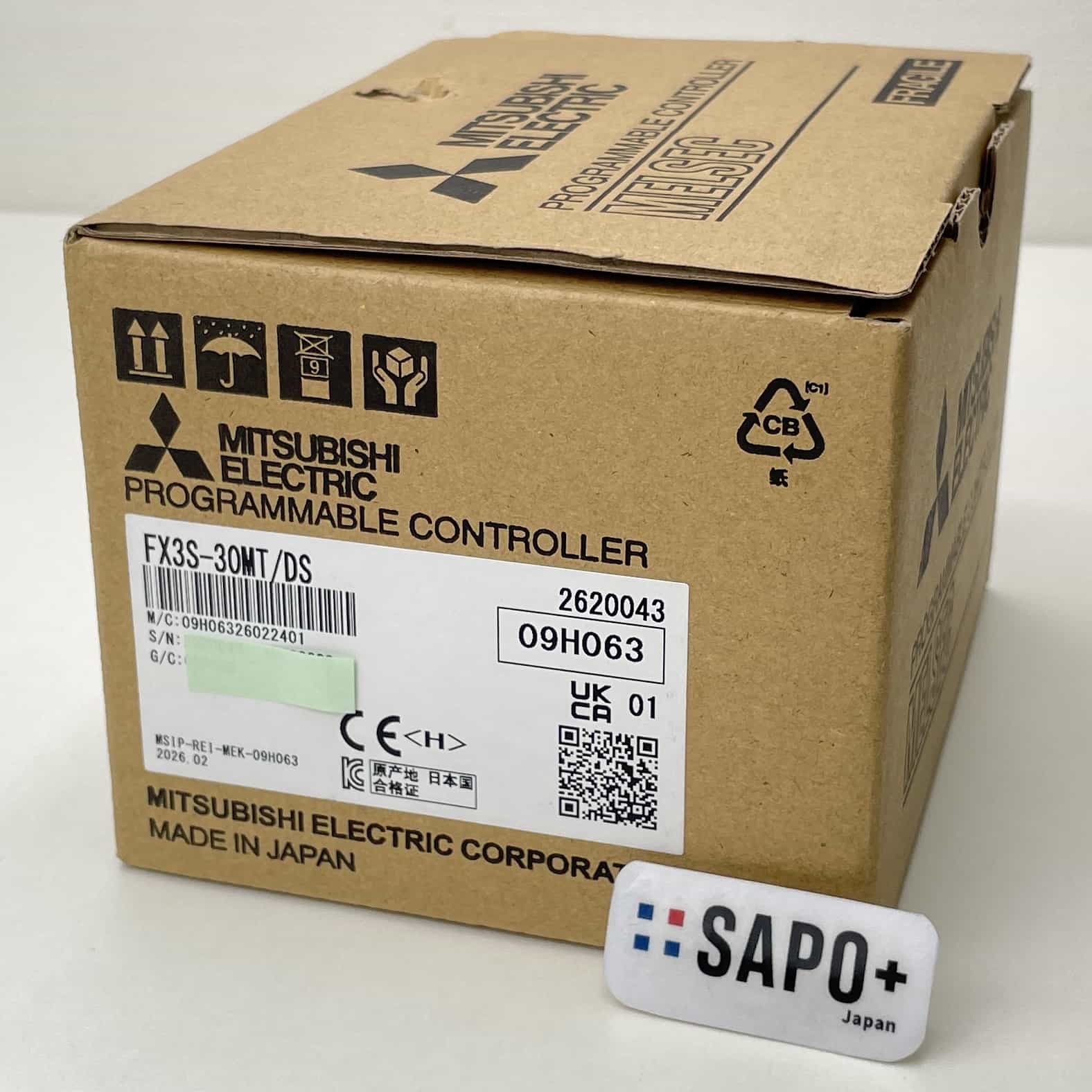 FX3S-30MT/DS 2026年製 CPUユニット（入出力内蔵・DC電源タイプ） 三菱電機