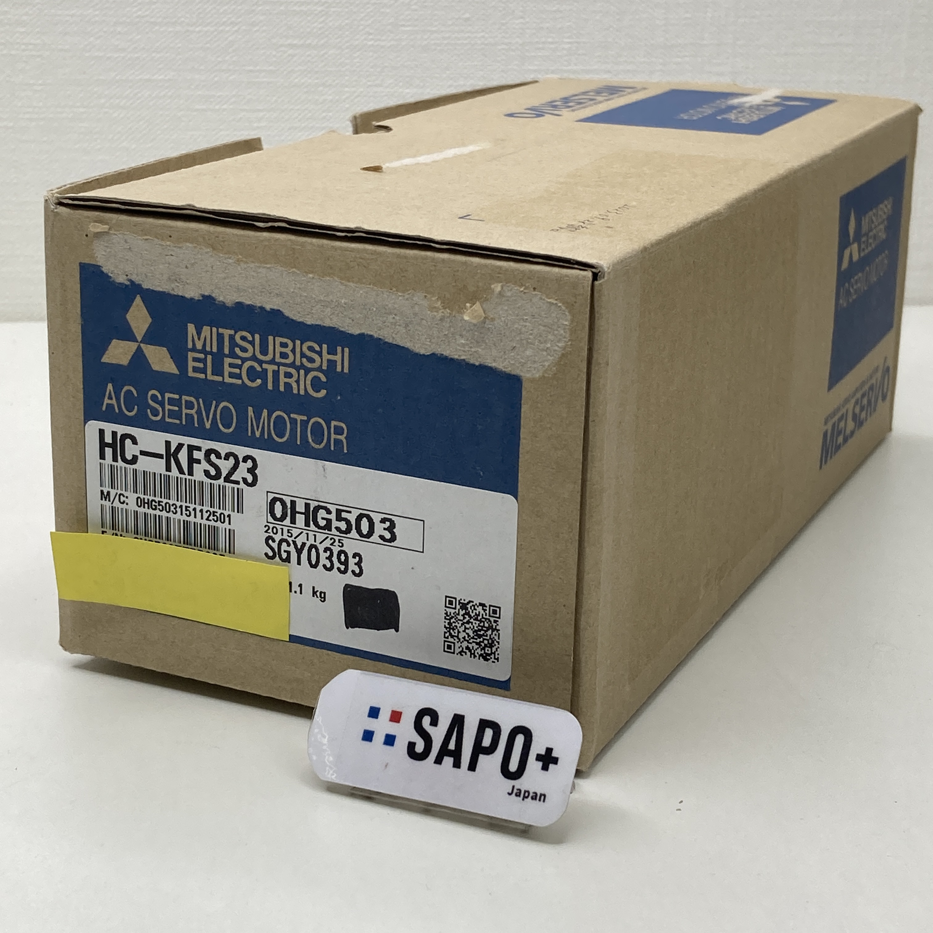 HC-KFS23 2015年製 ACサーボモータ（HC-KFSシリーズ・低慣性） 三菱電機