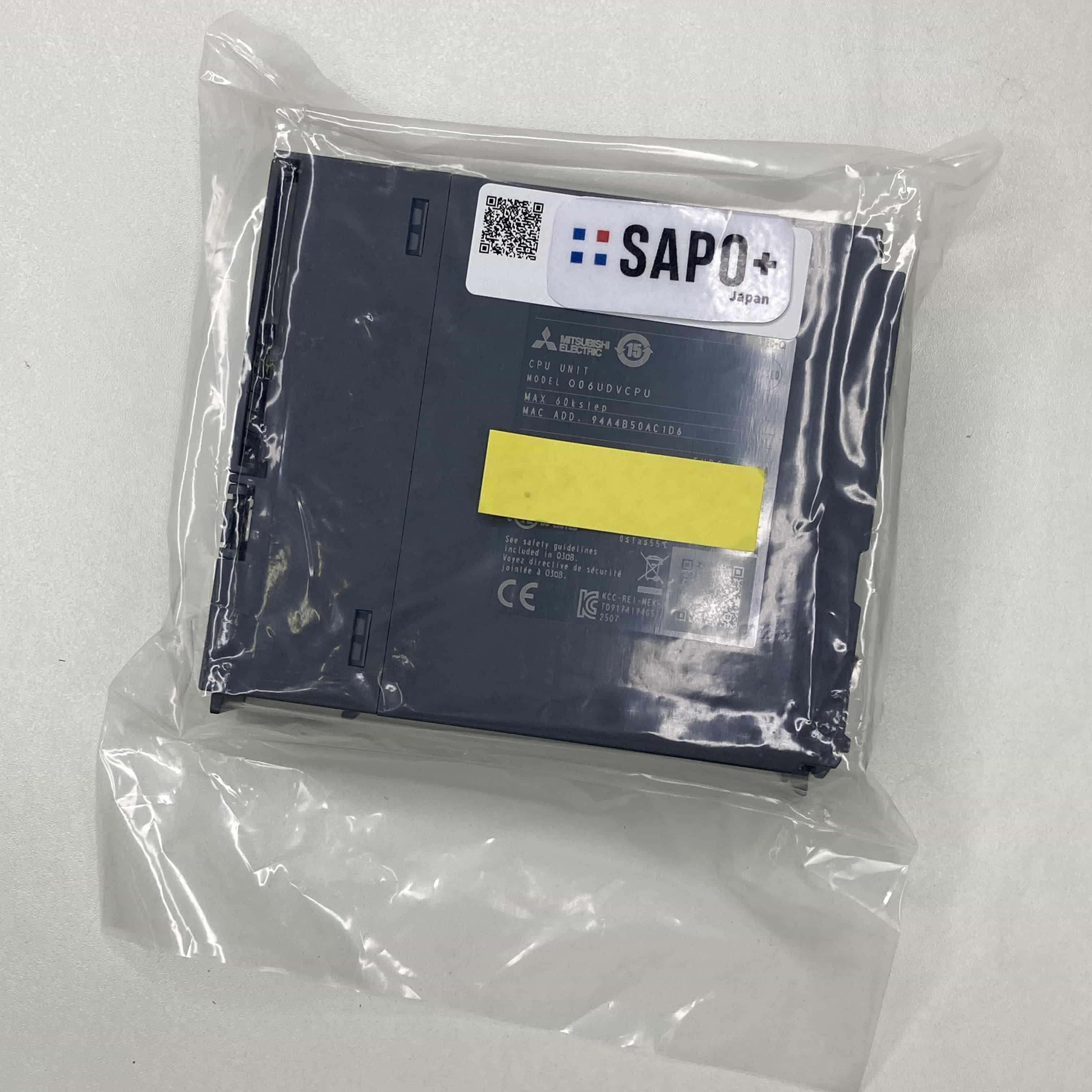 Q06UDVCPU 2025年製 本体のみ ハイスピードユニバーサルモデルCPU（Qシリーズ） 三菱電機