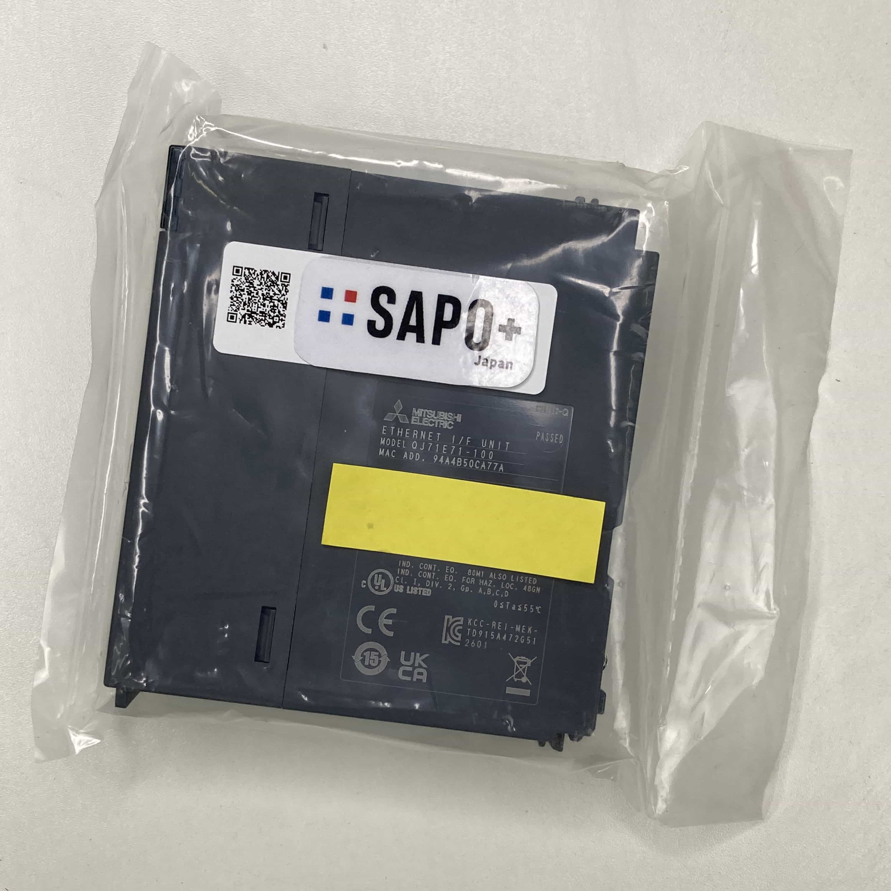 QJ71E71-100 2026年製 本体のみ Ethernetユニット（Qシリーズ：100BASE-TX） 三菱電機