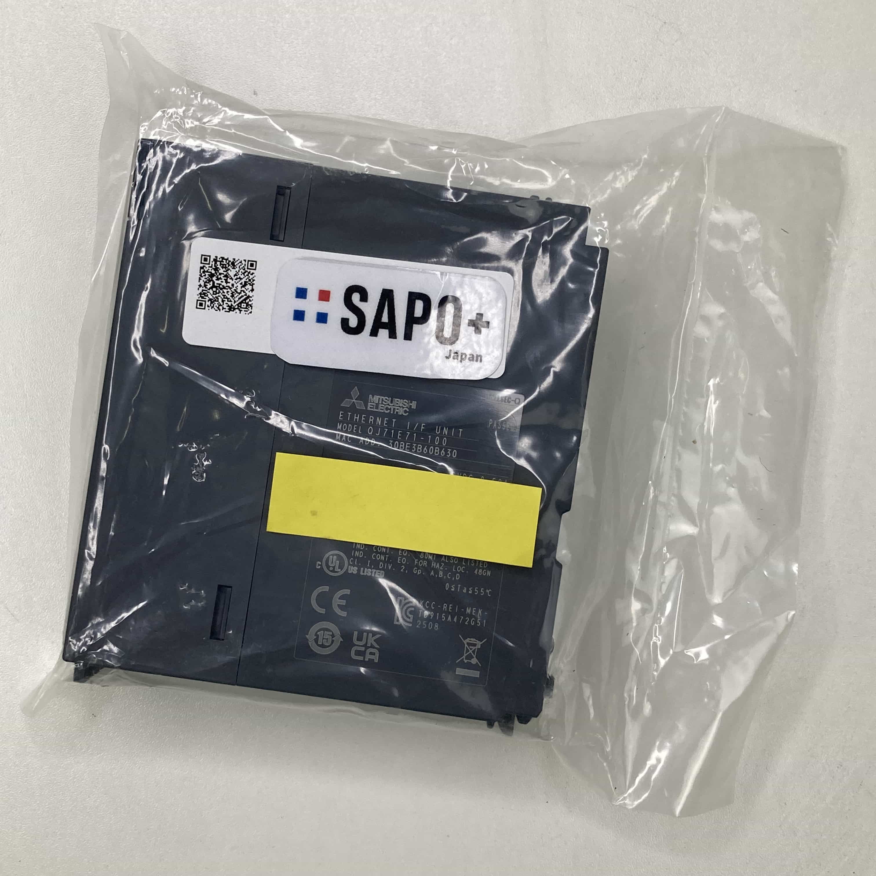 QJ71E71-100 2025年製 本体のみ Ethernetユニット（Qシリーズ：100BASE-TX） 三菱電機