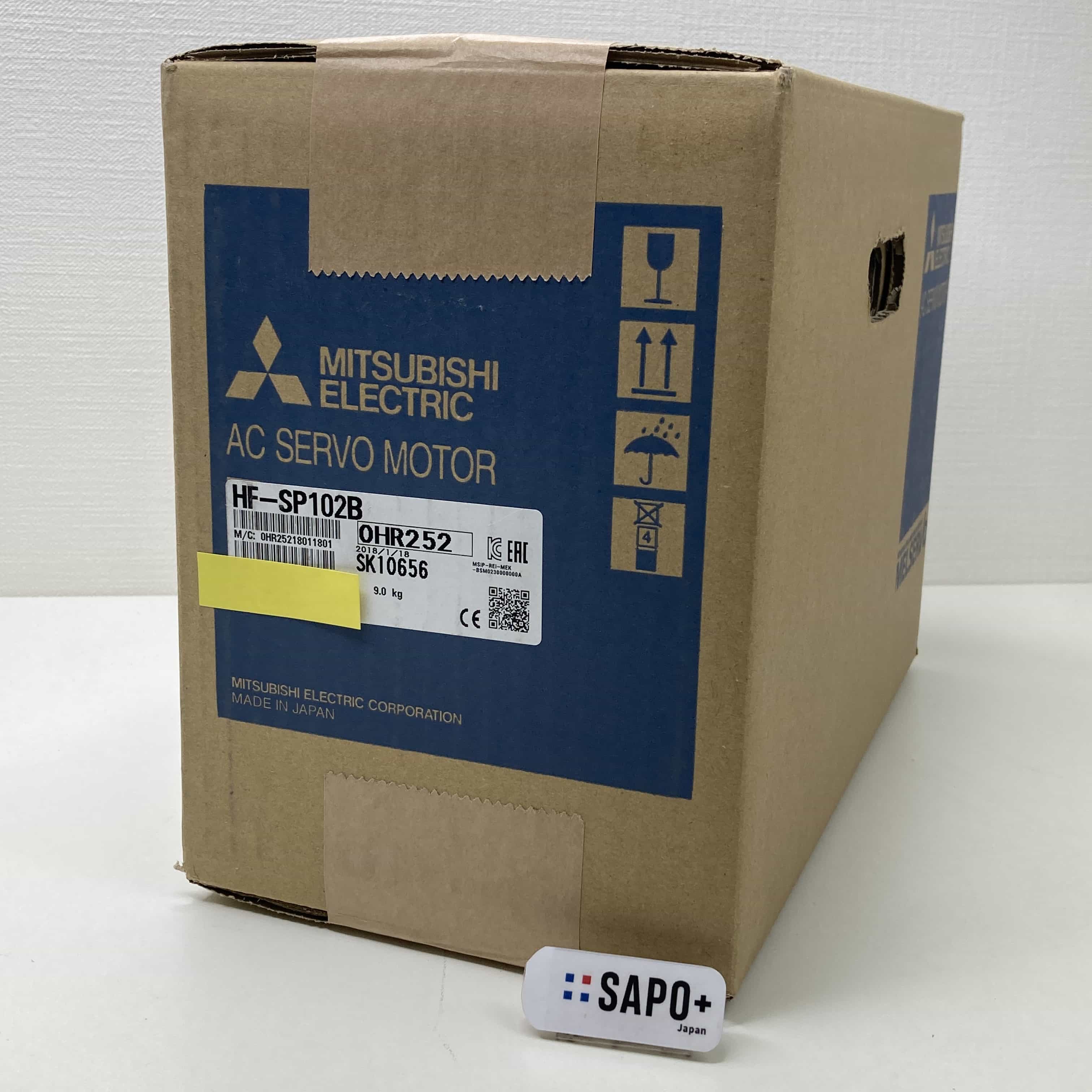 HF-SP102B 2018年製 ACサーボモータ（HF-SPシリーズ・中慣性・電磁ブレーキ付） 三菱電機