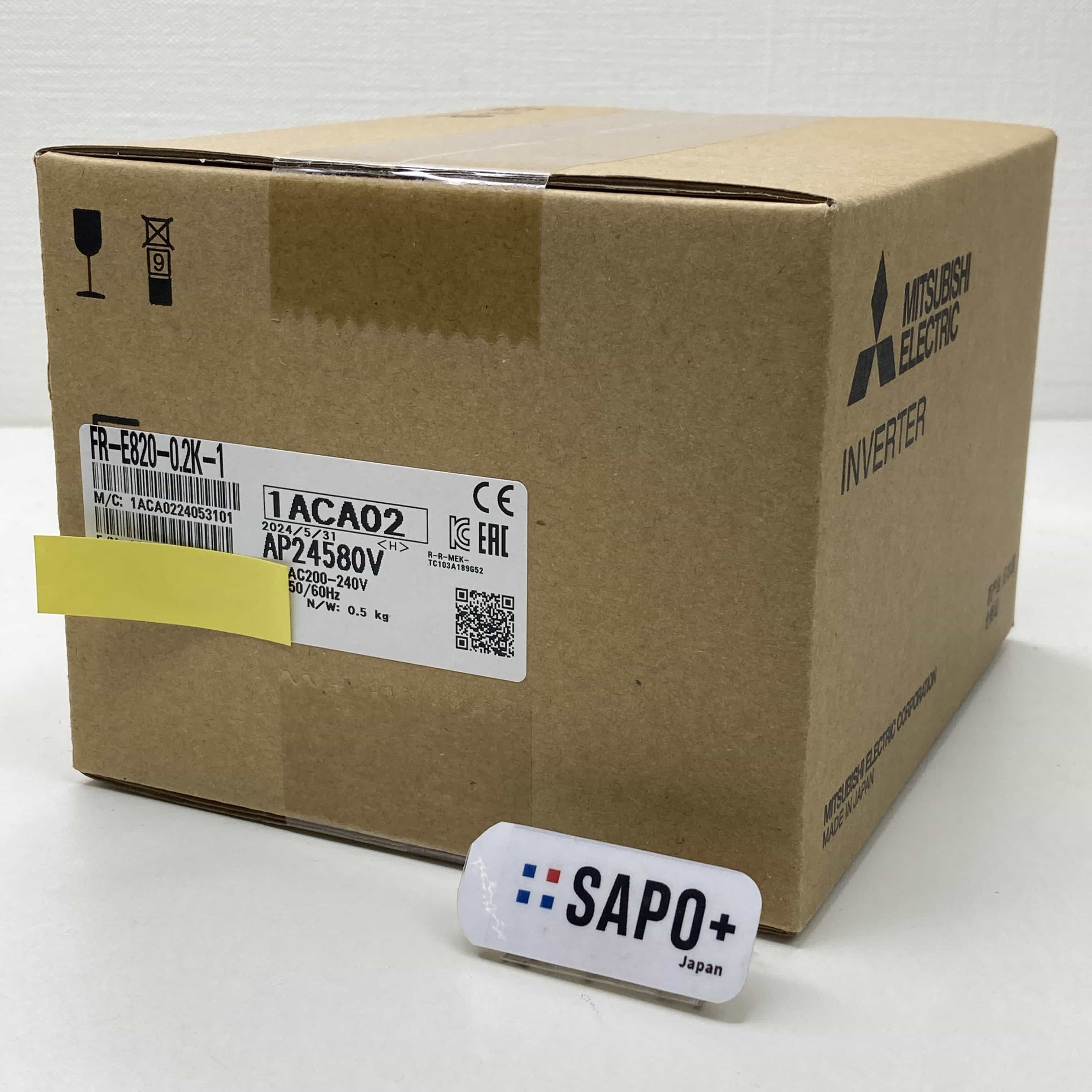 FR-E820-0.2K-1 2024年製 コンパクト形インバータ（FREQROL-E800シリーズ） 三菱電機