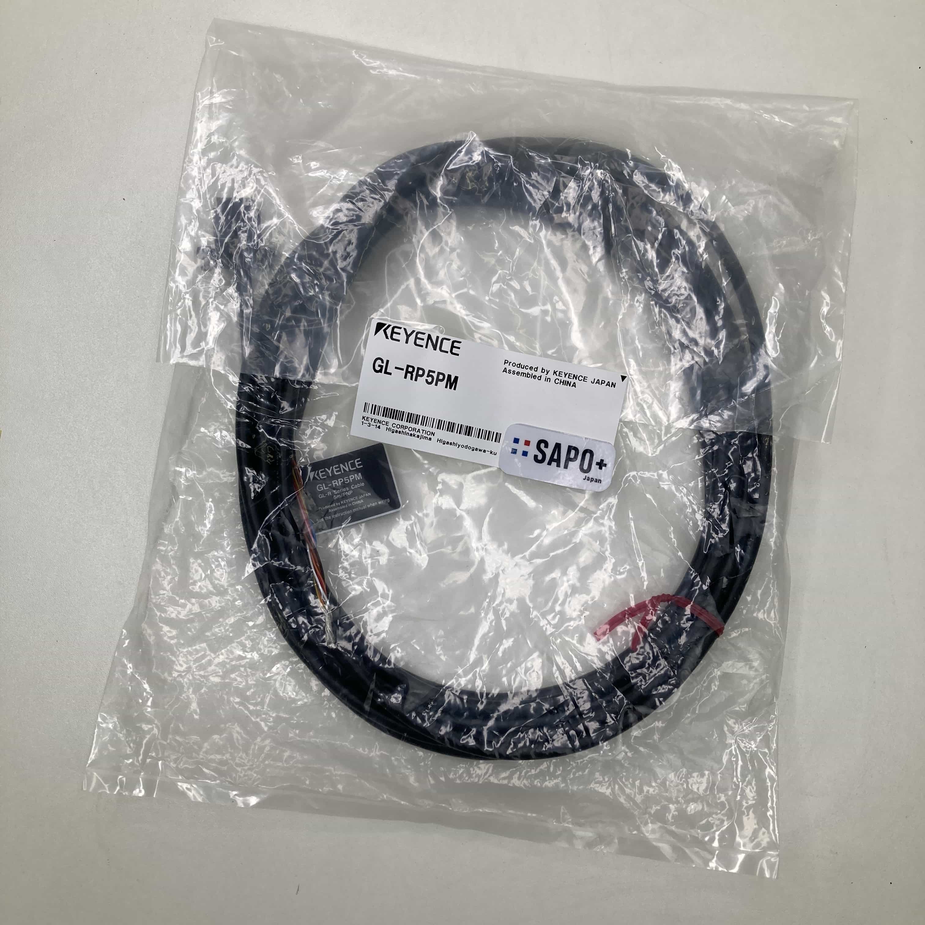 GL-RP5PM セーフティライトカーテン用 コネクタ付ケーブル キーエンス