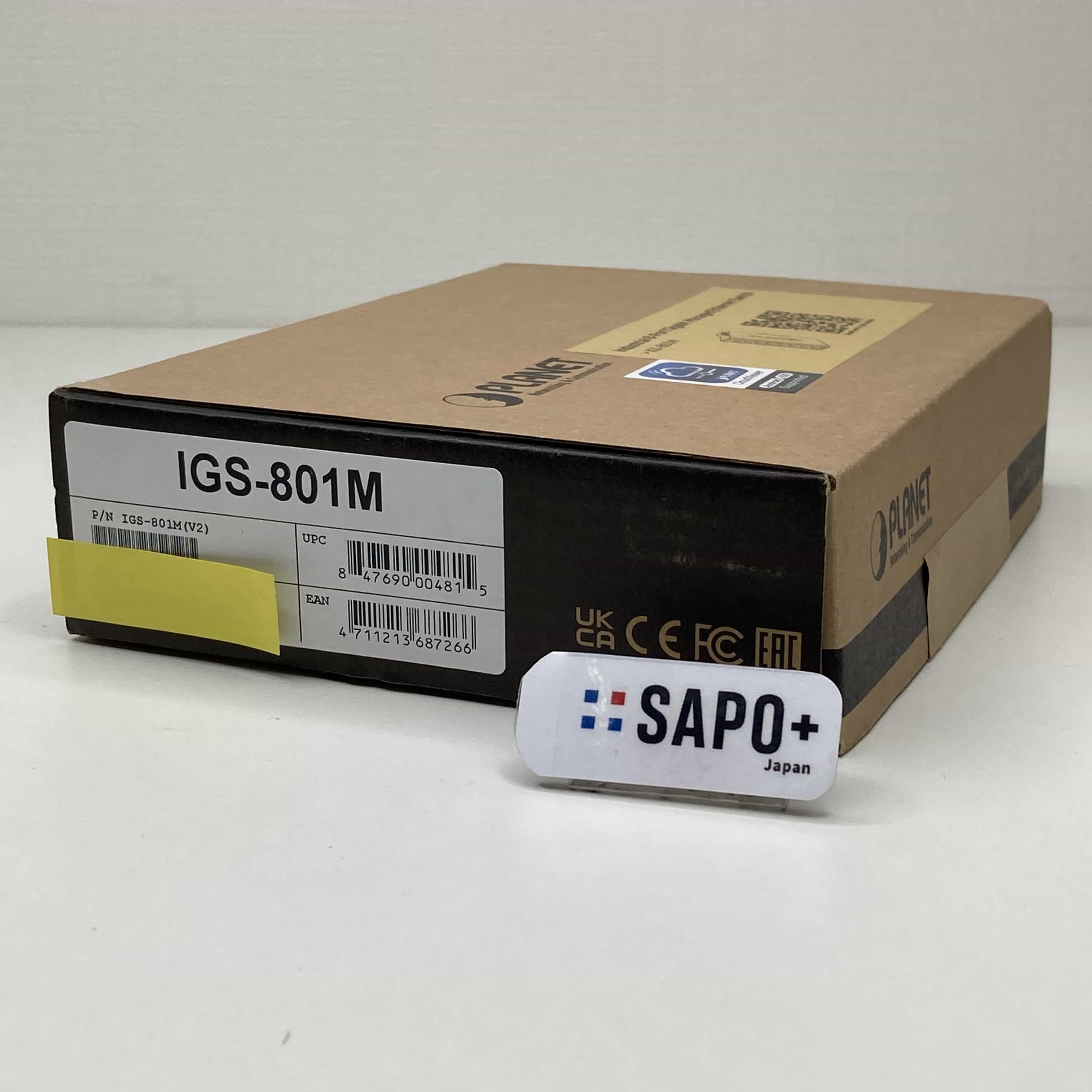 IGS-801M  箱開封済 産業用ギガビットマネージドスイッチ（PLANET製：8ポート） PLANET Technology