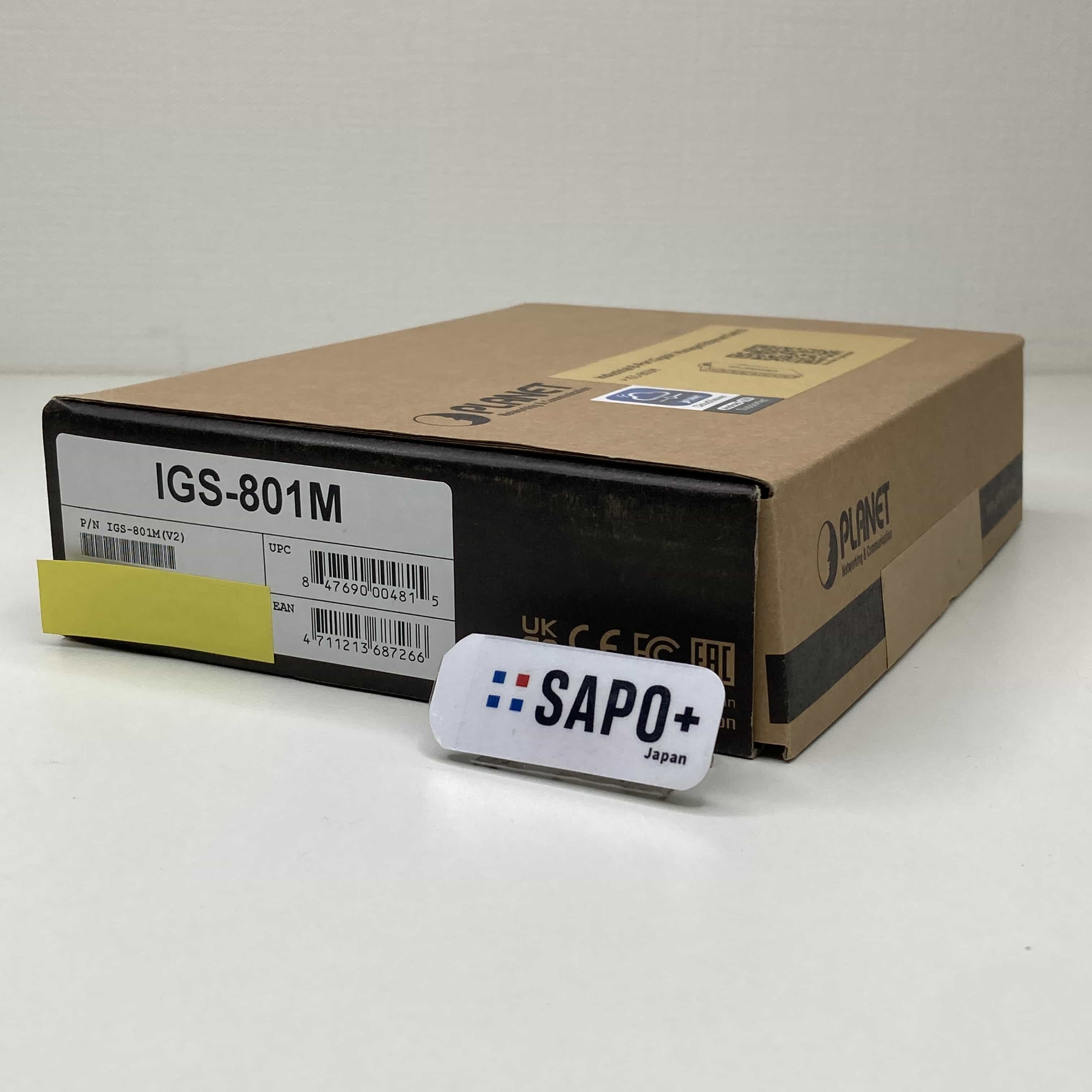 IGS-801M  箱開封済 産業用ギガビットマネージドスイッチ（PLANET製：8ポート） PLANET Technology