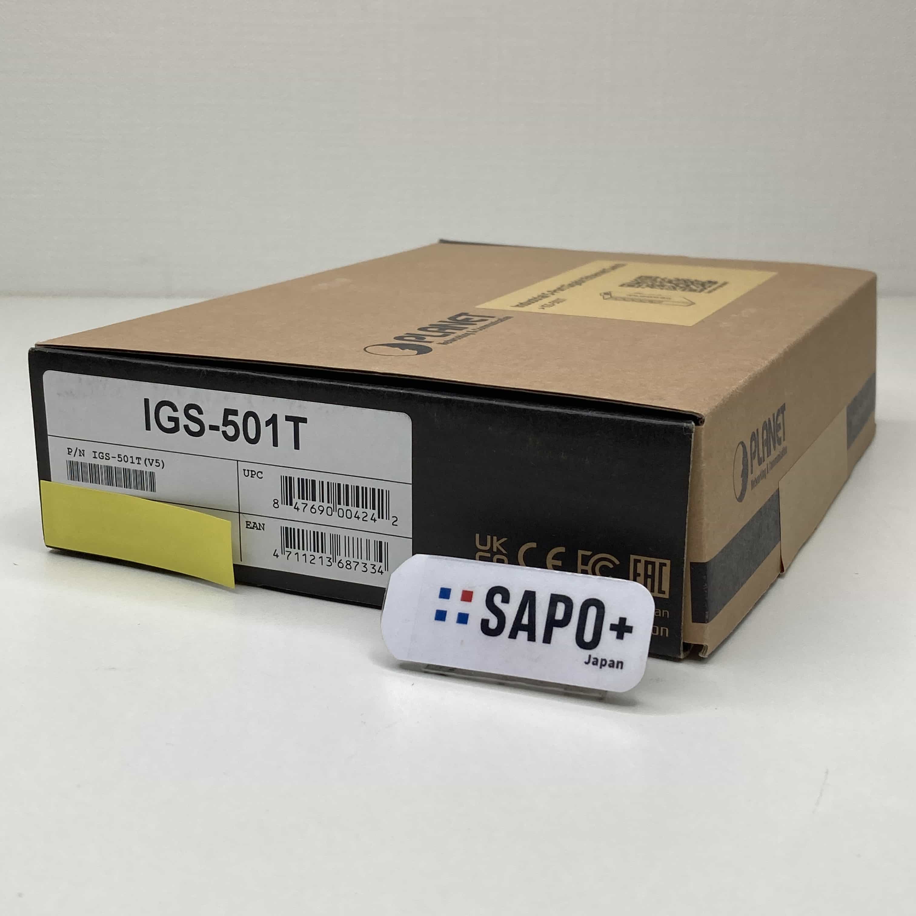 IGS-501T  箱開封済 産業用ギガビットスイッチ（PLANET製：5ポート） PLANET Technology