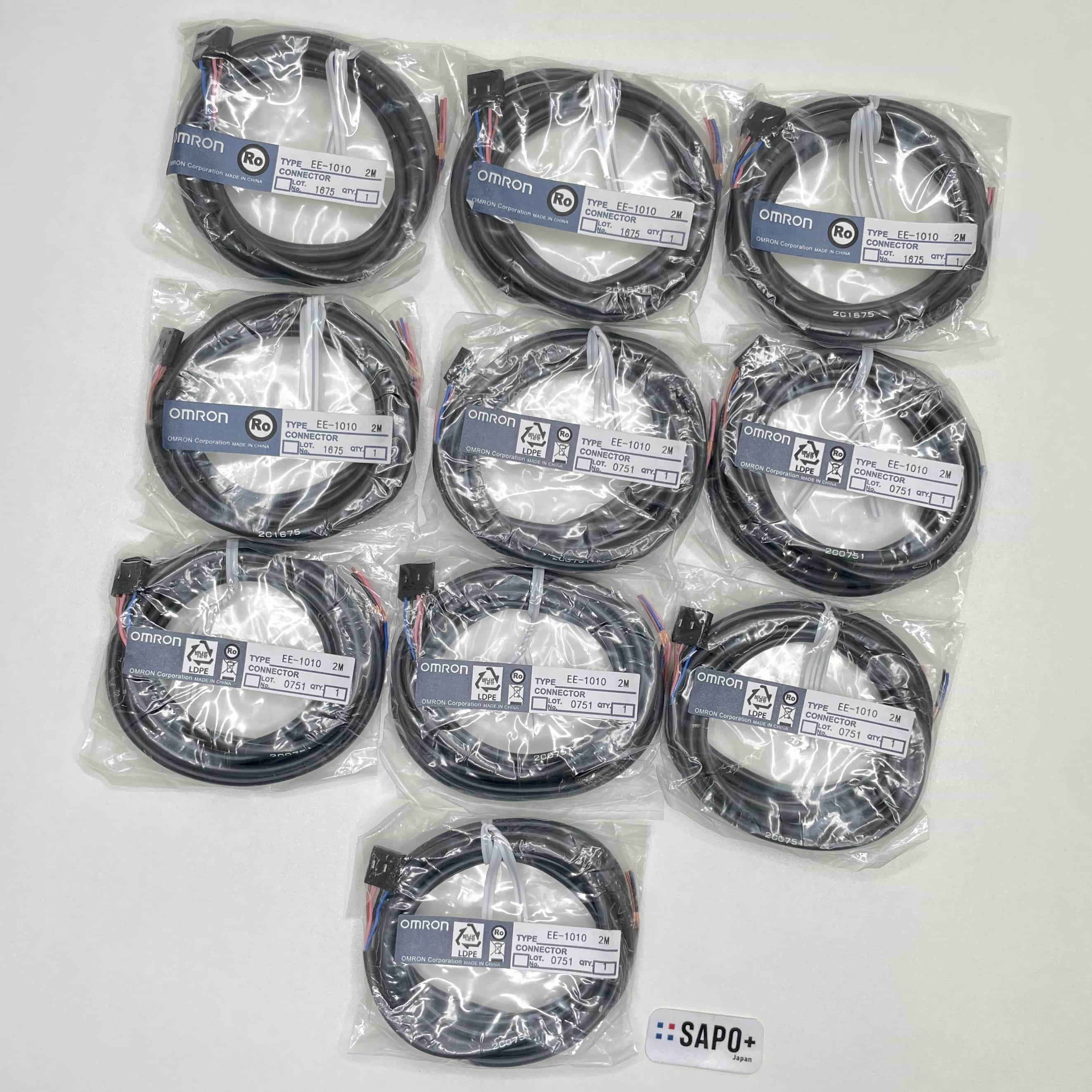 EE-1010 2M (10個セット) フォトマイクロセンサ用コネクタコード オムロン