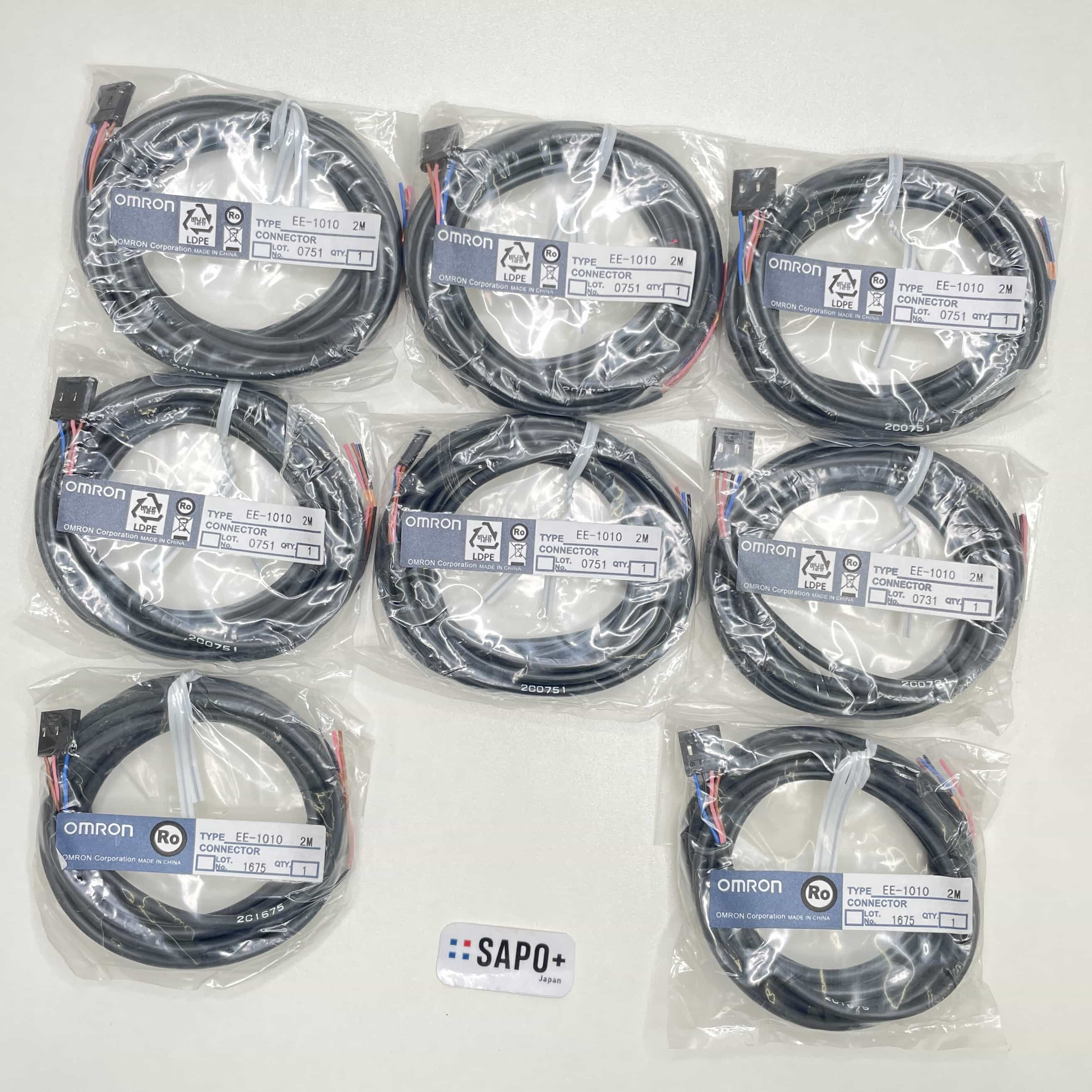 EE-1010 2M (8個セット) フォトマイクロセンサ用コネクタコード オムロン