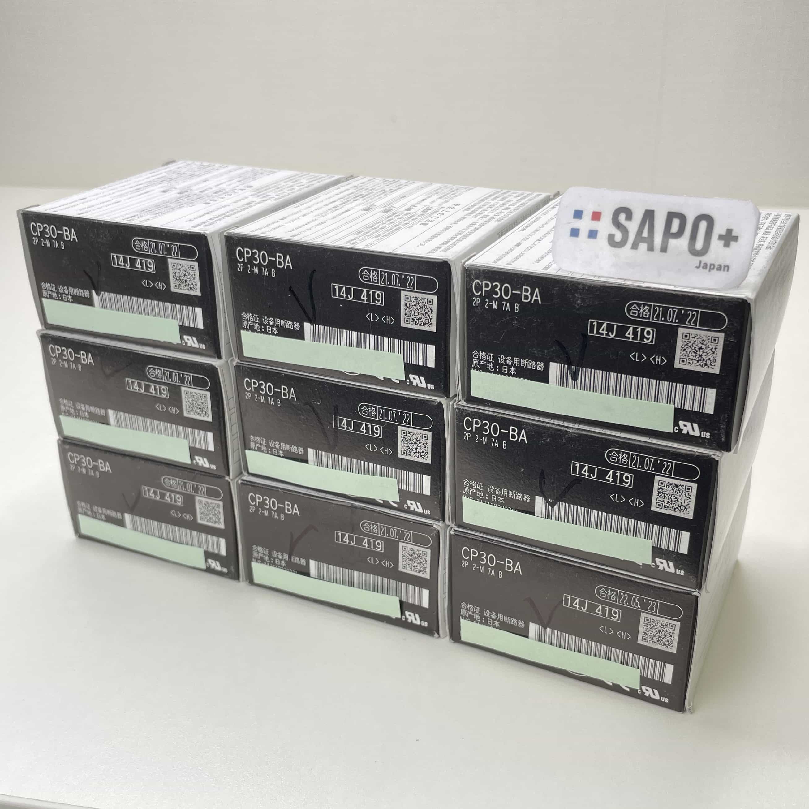 CP30-BA 2P 2-M 7A B (9個セット)  サーキットプロテクタ 三菱電機