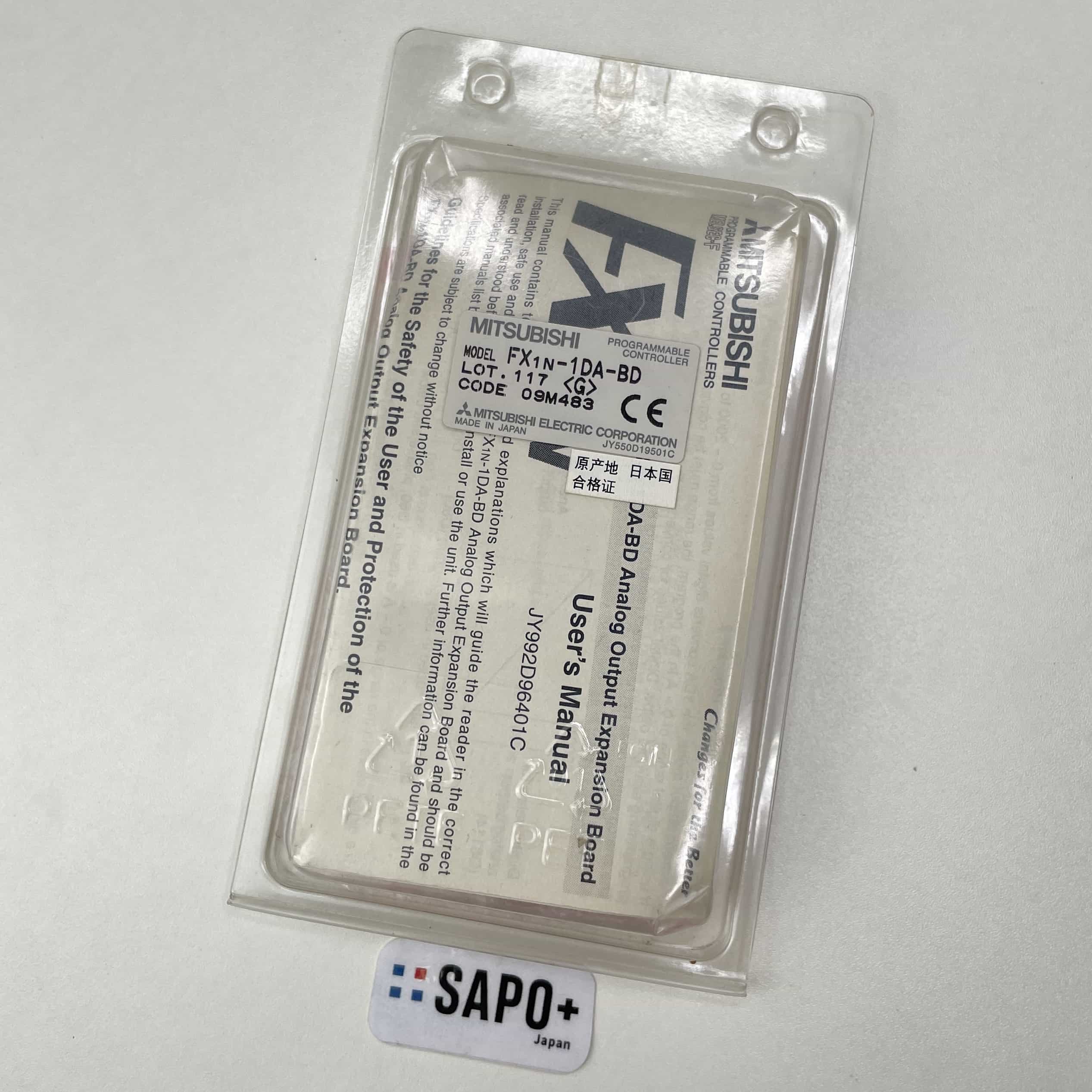 Fx1N-1DA-BD  内袋開封済 アナログ出力拡張ボード 三菱電機