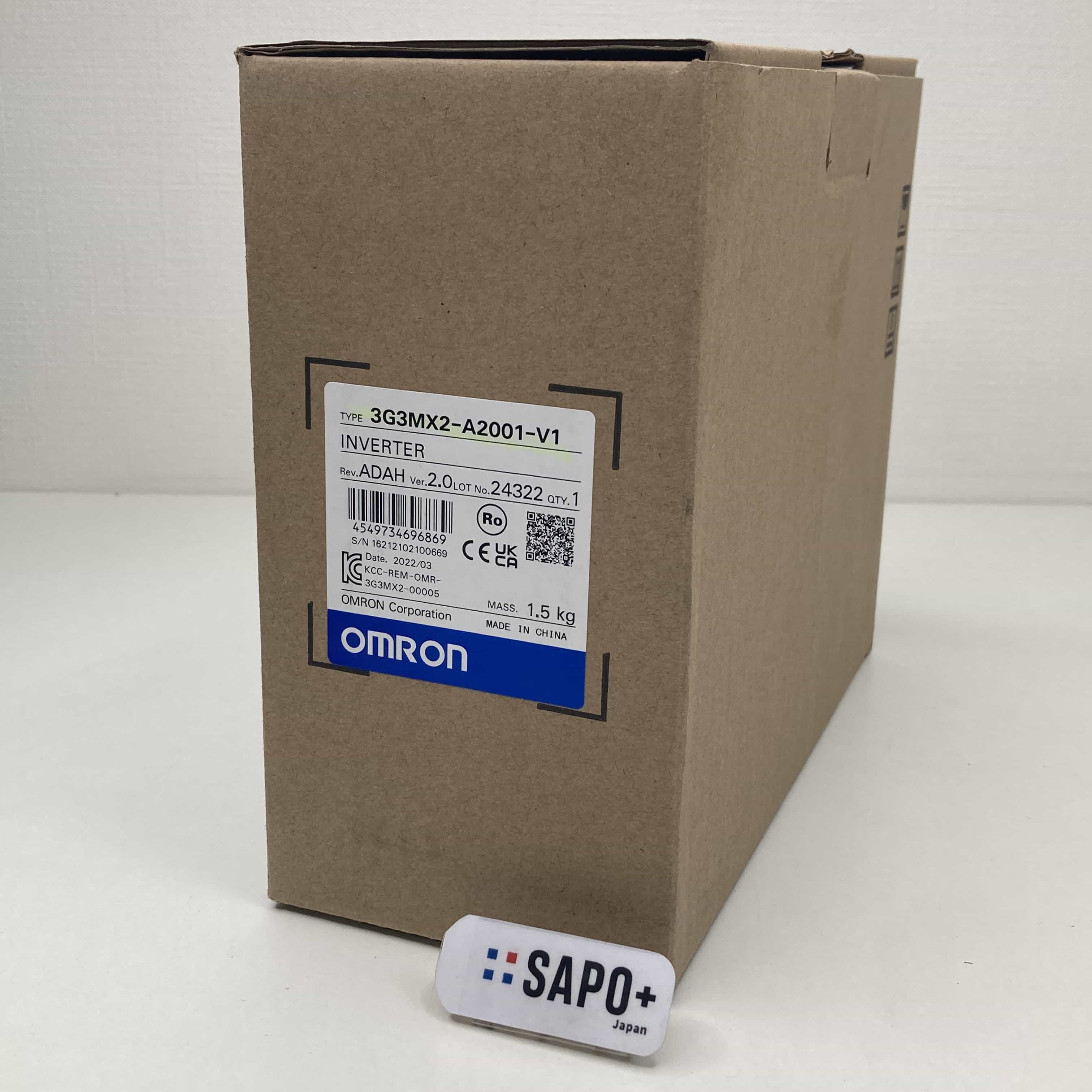 3G3MX2-A2001-V1 2022年製 美品 多機能型小形インバータ（0.1kW） オムロン