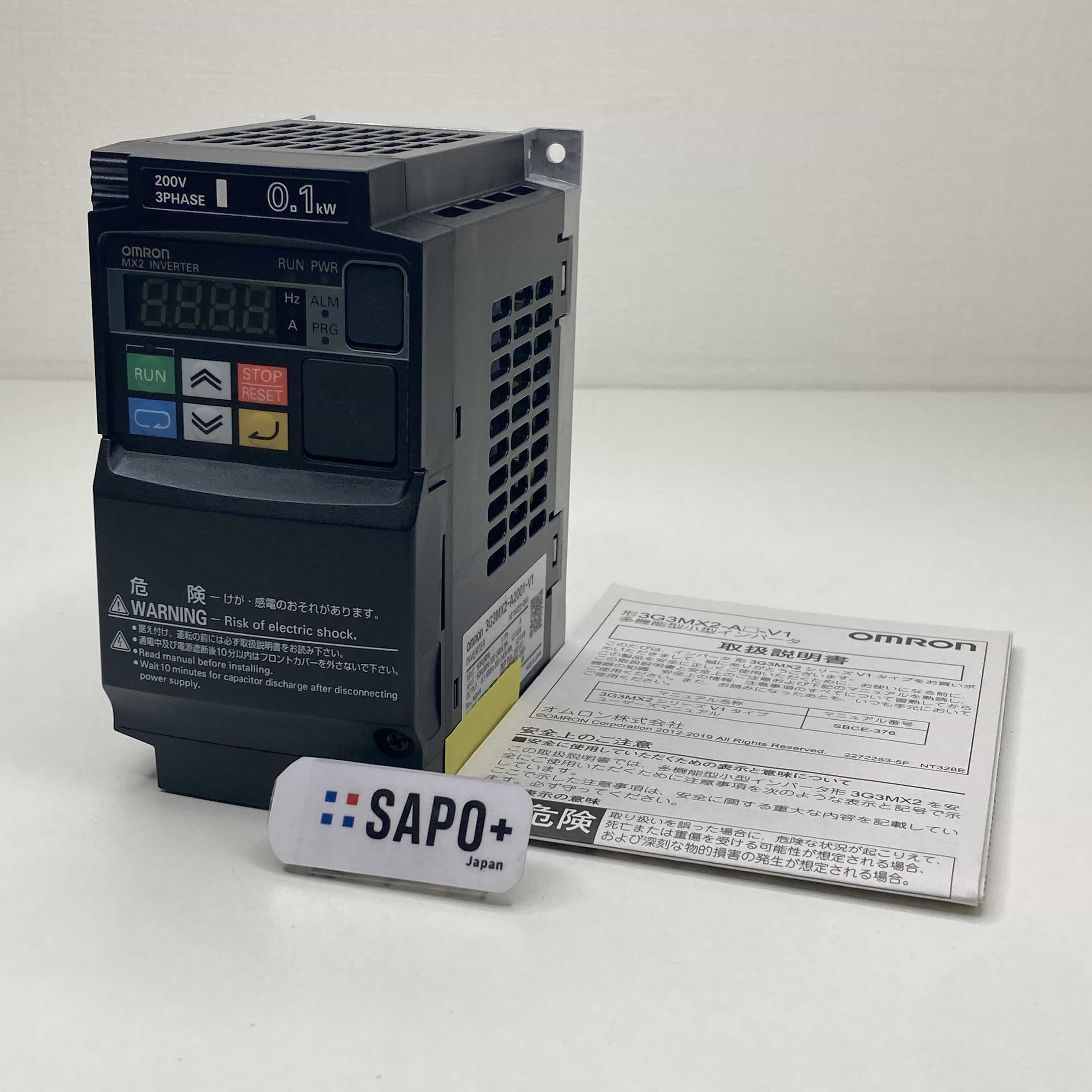 3G3MX2-A2001-V1 2021年製 美品 多機能型小形インバータ（0.1kW） オムロン