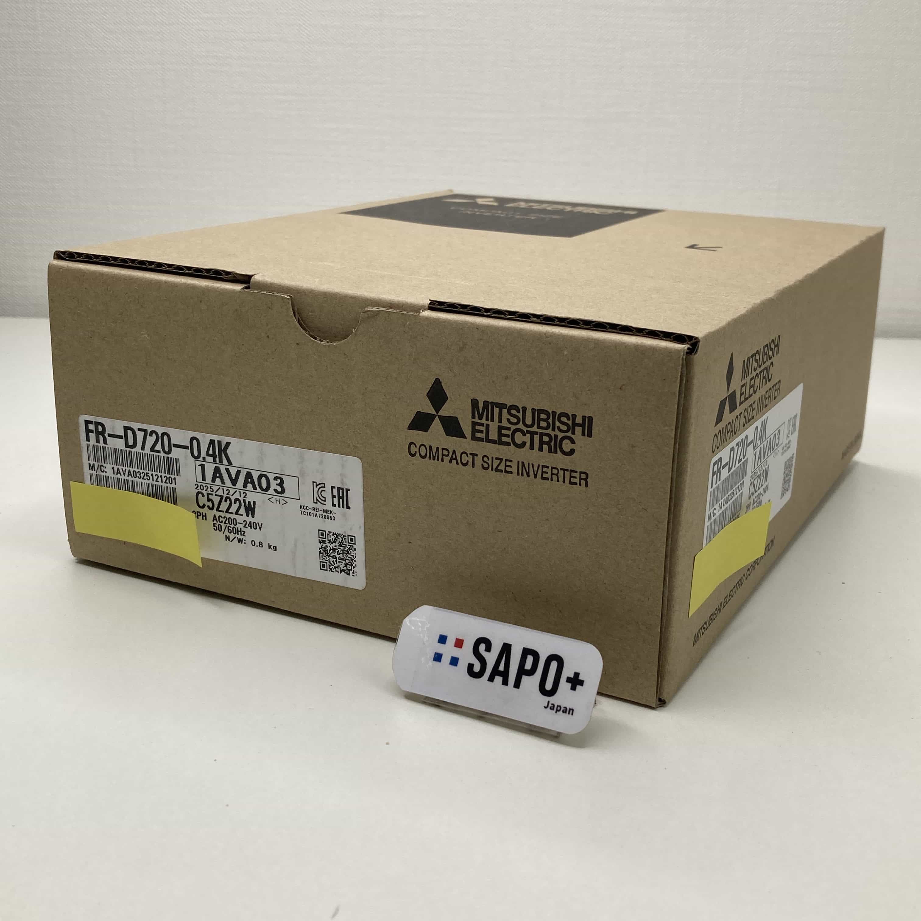 FR-D720-0.4K 2025年製 小形汎用インバータ（三菱電機：FREQROL-D700シリーズ） 三菱電機