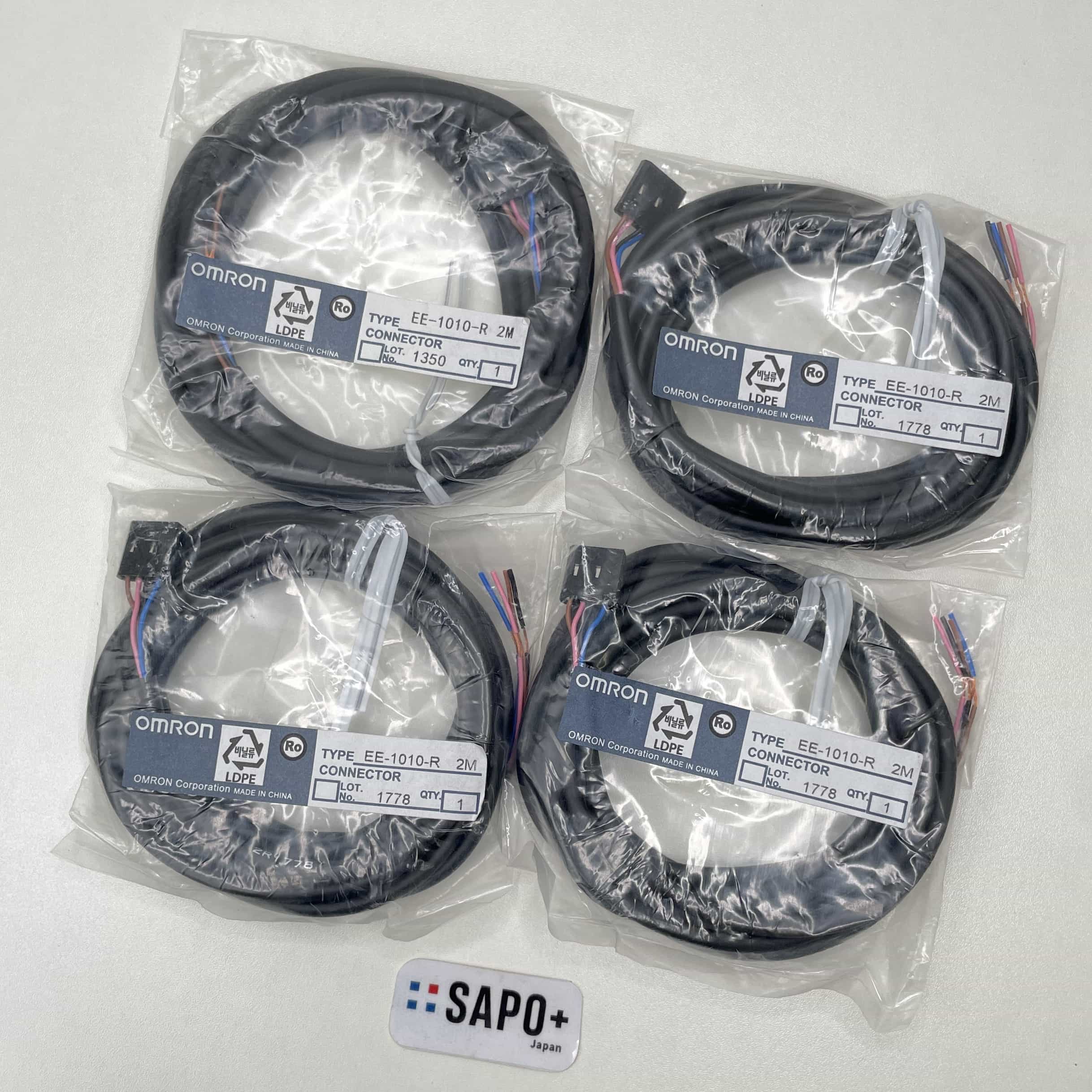 EE-1010-R 2M (4個セット) フォトマイクロセンサ用コネクタコード（耐屈曲タイプ） オムロン