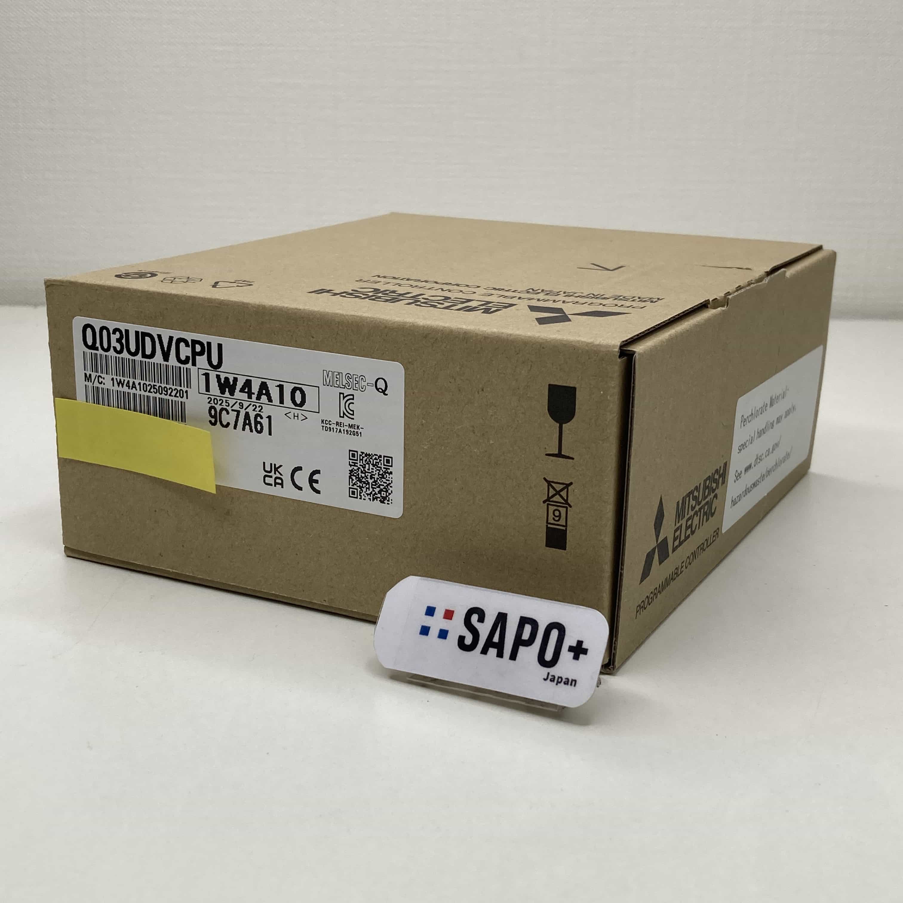 Q03UDVCPU 2025年製 ユニバーサルモデル高速タイプCPU（Qシリーズ：30kステップ） 三菱電機