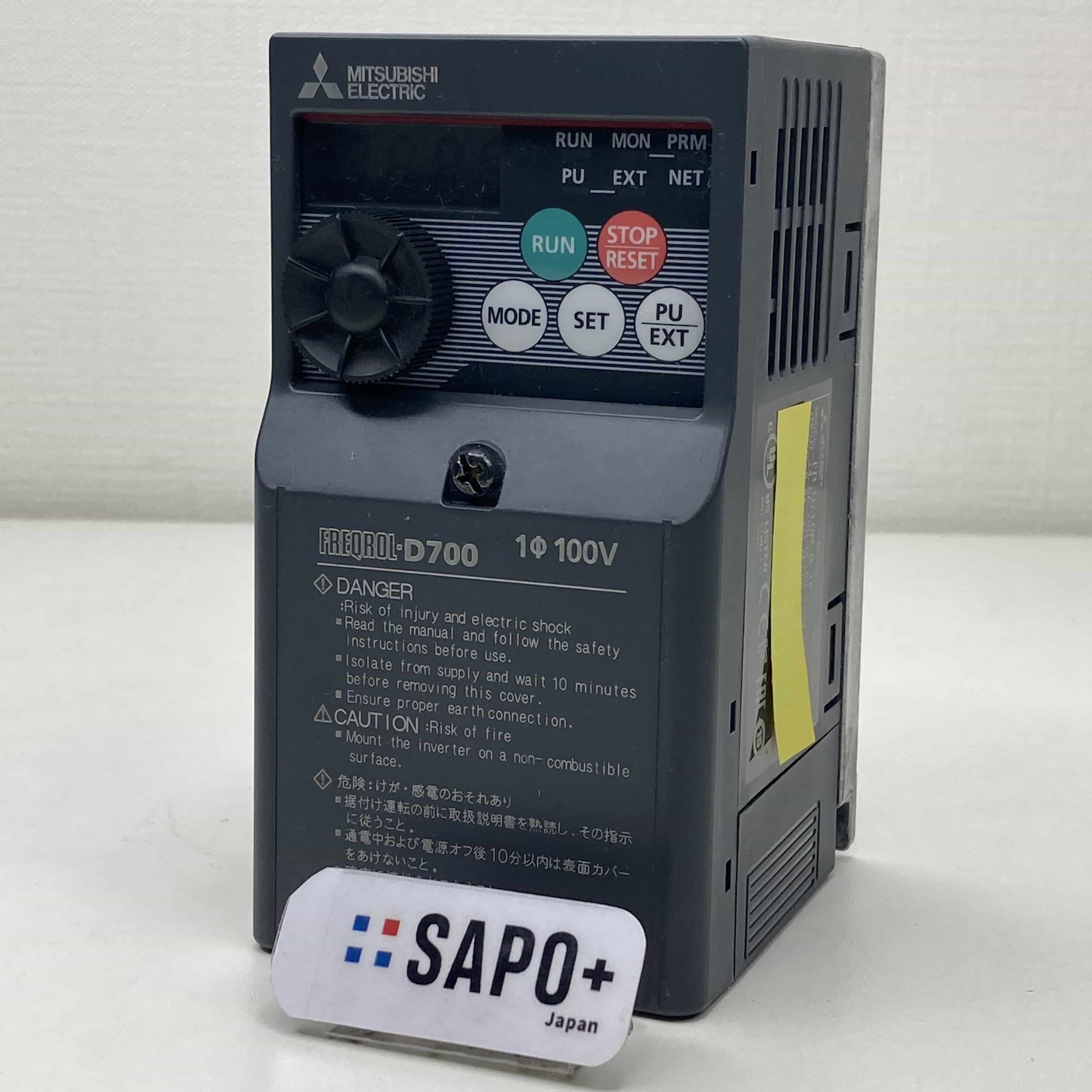 FR-D710W-0.1K 2020年製 単相100V入力 高機能・小形インバータ（三菱電機） 三菱電機