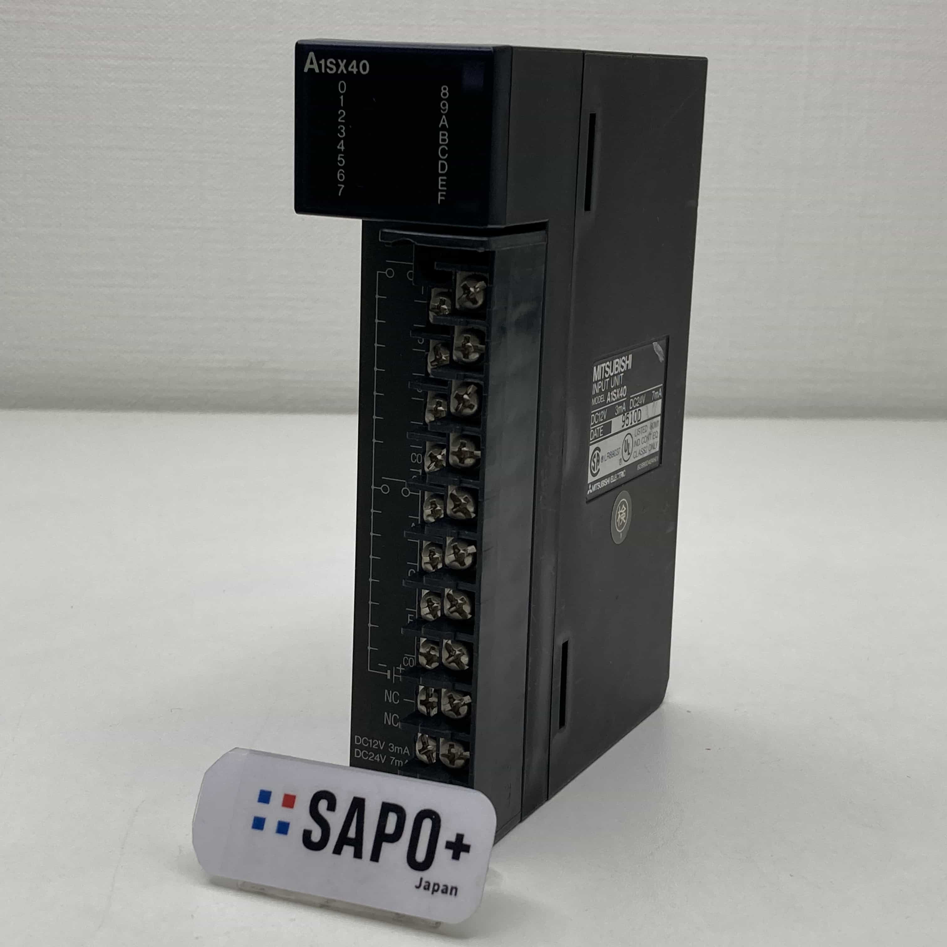 A1SX40  破損有/欠損有 DC入力ユニット（三菱電機：AnSシリーズ 16点・破損欠損有） 三菱電機