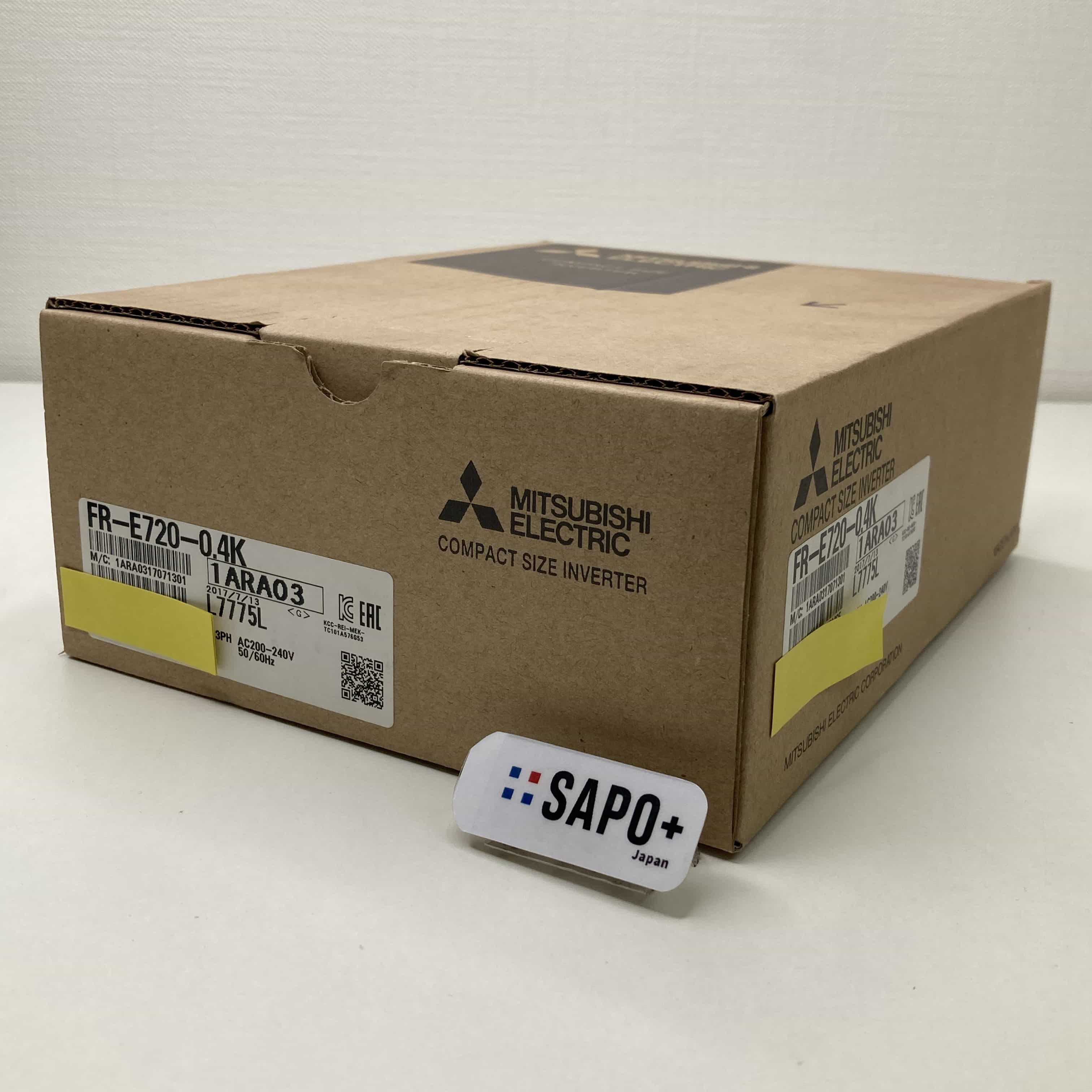 FR-E720-0.4K 2017年製 コンパクト形インバータ（三菱電機：FREQROL-E700シリーズ 0.4kW） 三菱電機