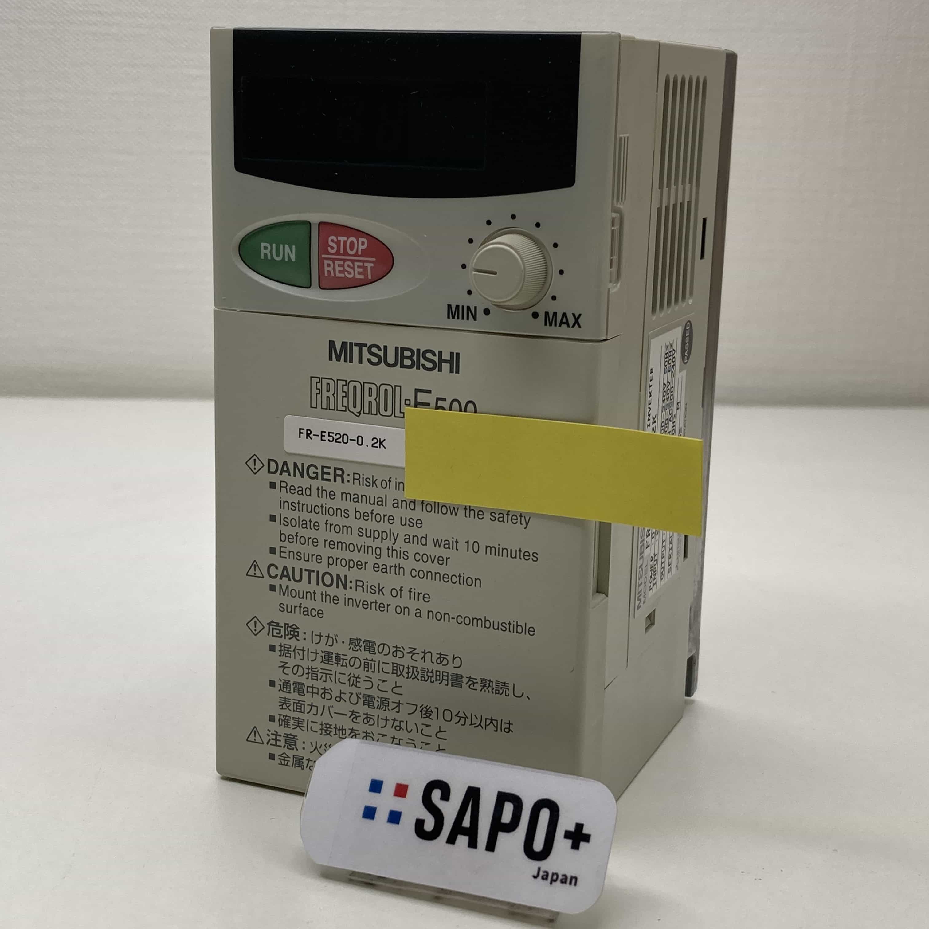FR-E520-0.2K コンパクト形インバータ（三菱電機：FREQROL-E500シリーズ 0.2kW） 三菱電機