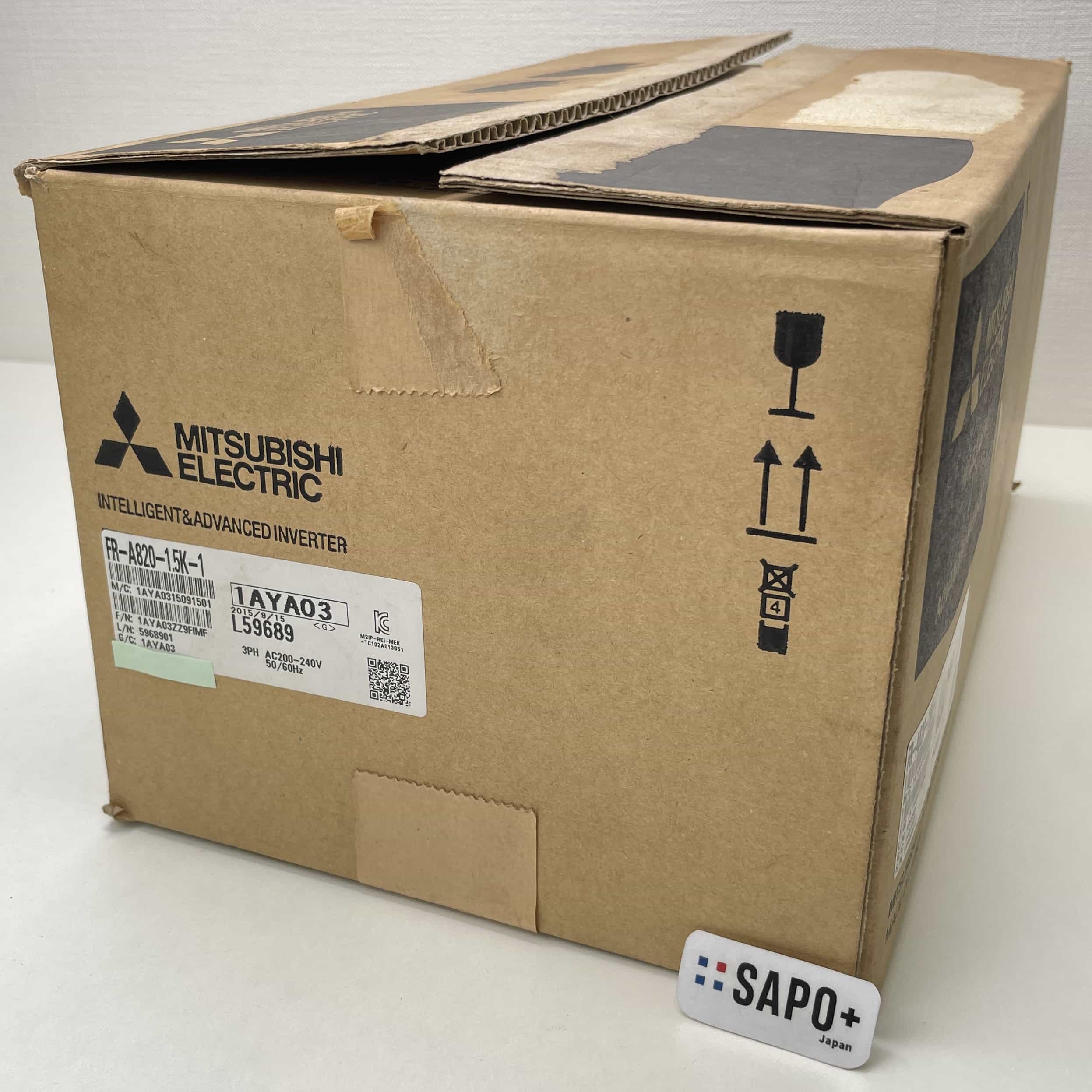 FR-A820-1.5K-1 2015年製 箱開封済 インバータ 三菱電機