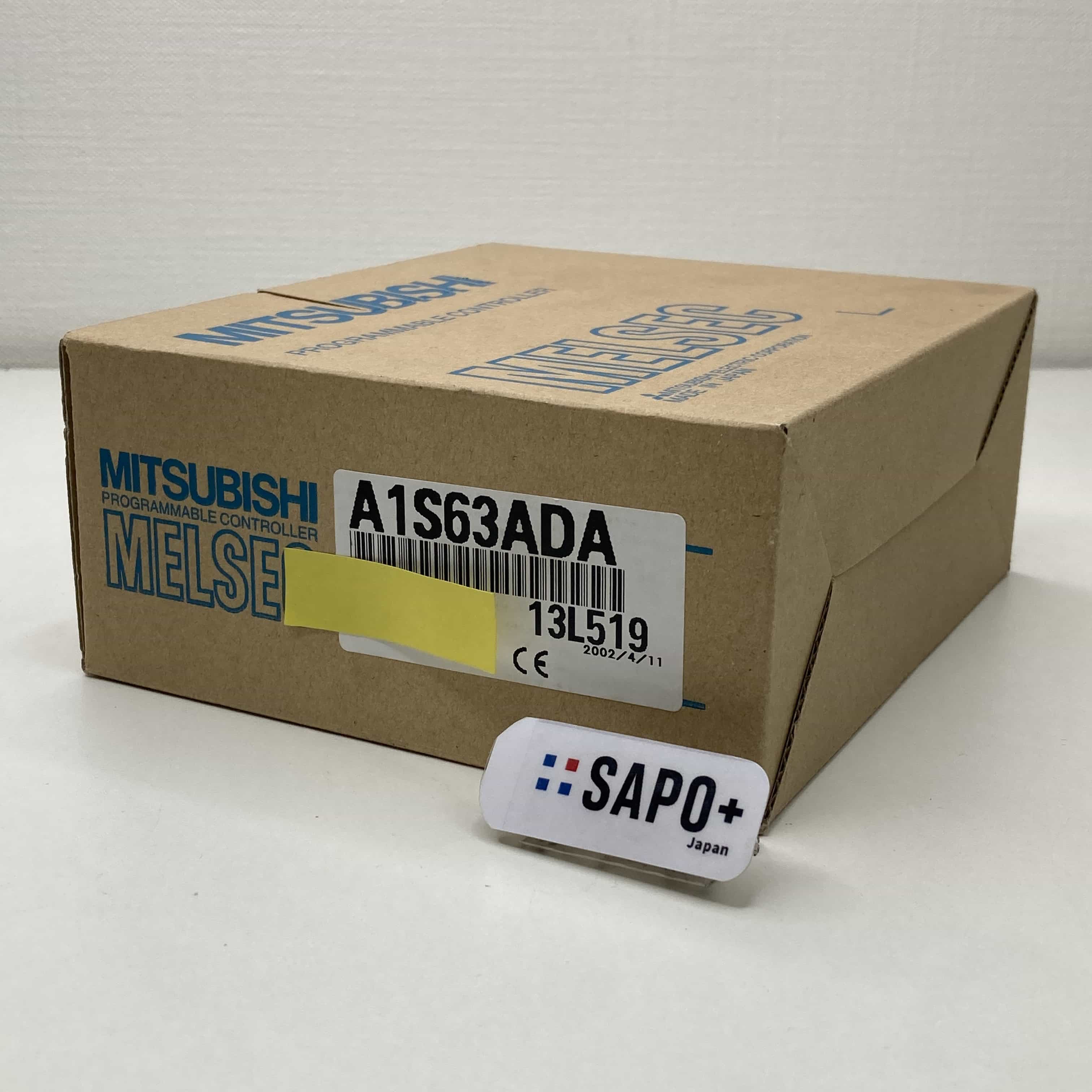 A1S63ADA 2002年製 アナログ入出力ユニット（AnSシリーズ：入力2ch/出力1ch） 三菱電機