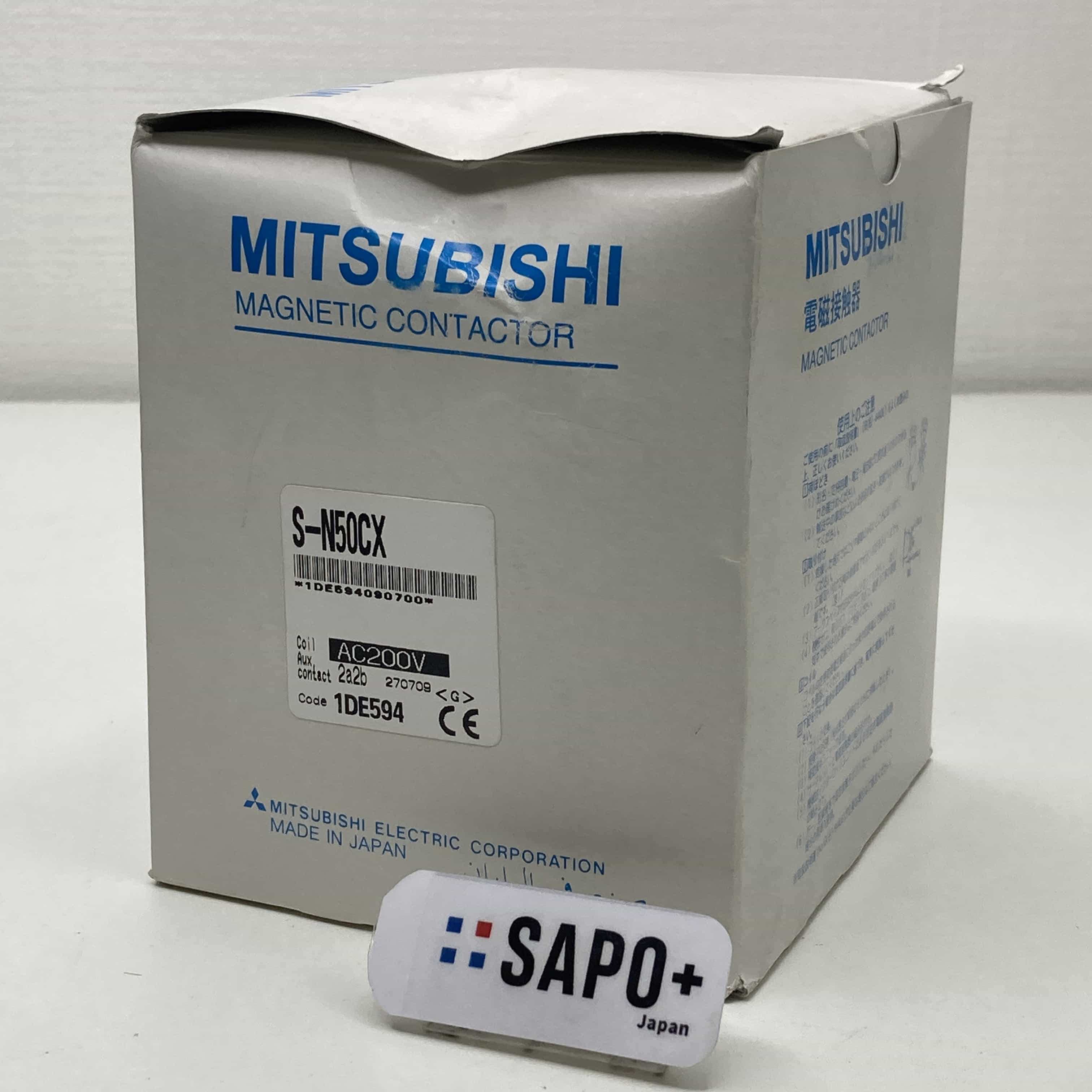 S-N50CX 端子部分サビ有 電磁接触器（三菱電機：S-Nシリーズ 非可逆形） 三菱電機