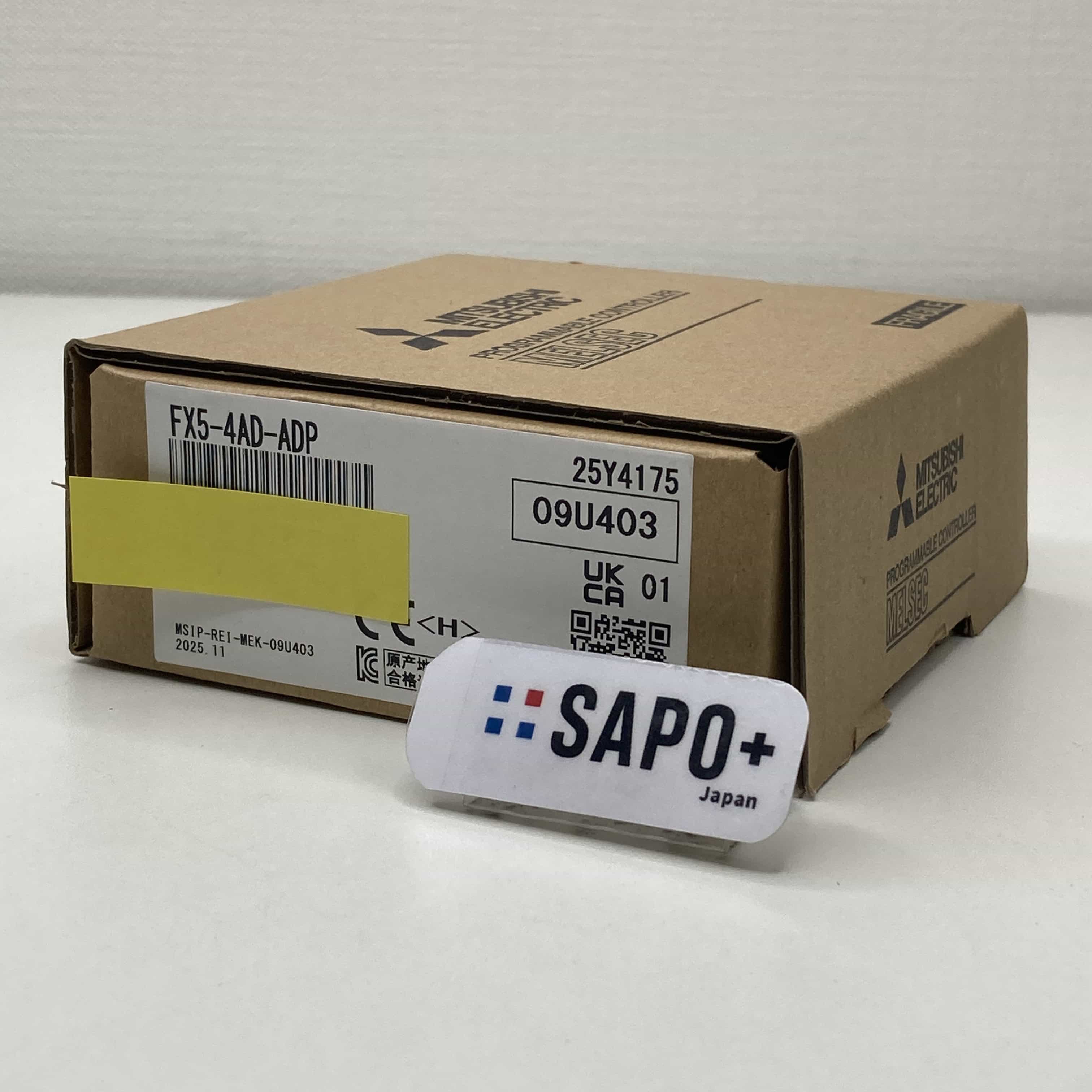 FX5-4AD-ADP 2025年製 アナログ入力アダプタ（iQ-Fシリーズ：4チャンネル） 三菱電機
