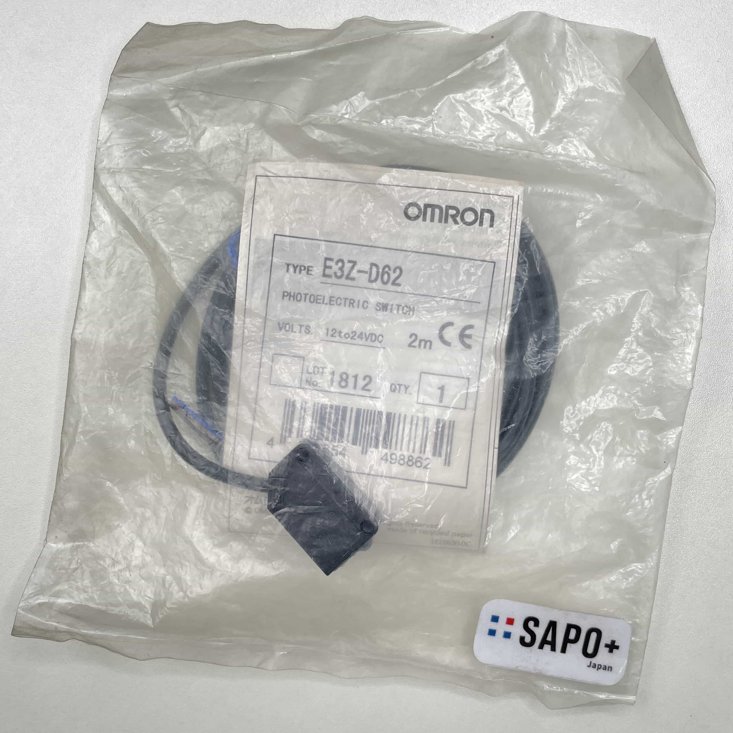 E3Z-D62   アンプ内蔵形光電センサ（拡散反射型） オムロン