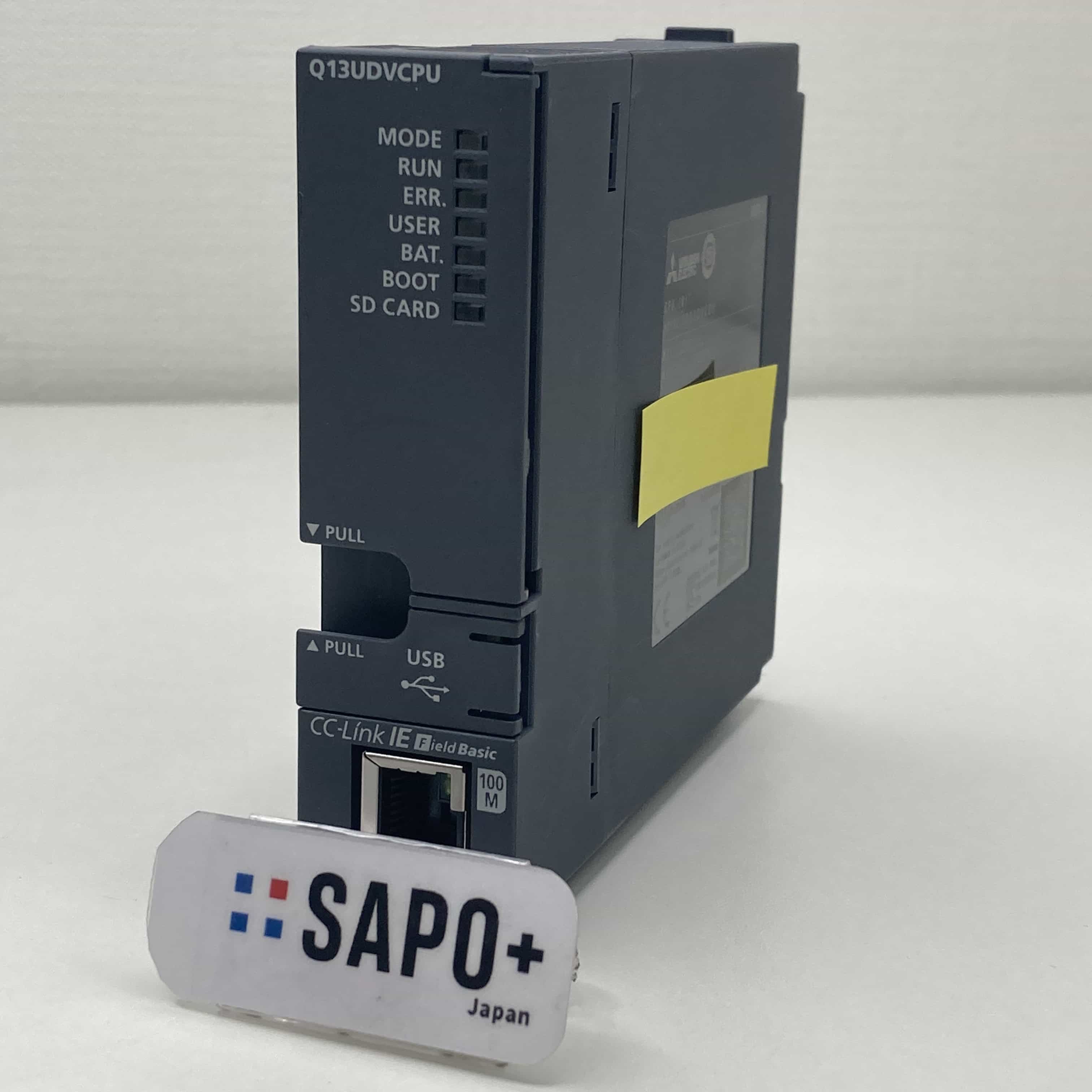 Q13UDVCPU 2023年製 初期化済 ユニバーサルモデル高速タイプCPU（Qシリーズ：130kステップ・初期化済） 三菱電機