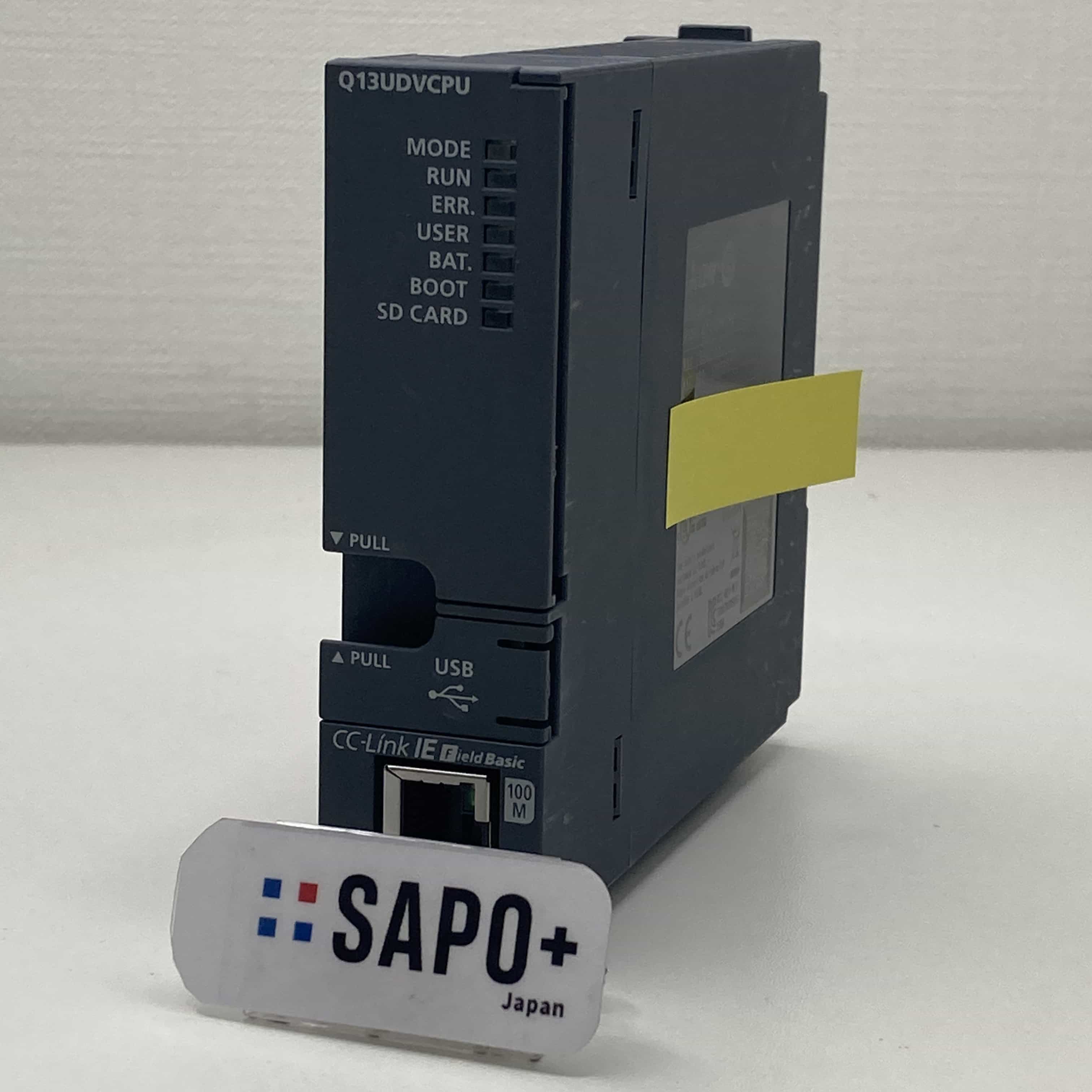 Q13UDVCPU 2023年製 初期化済 ユニバーサルモデル高速タイプCPU（Qシリーズ：130kステップ・初期化済） 三菱電機