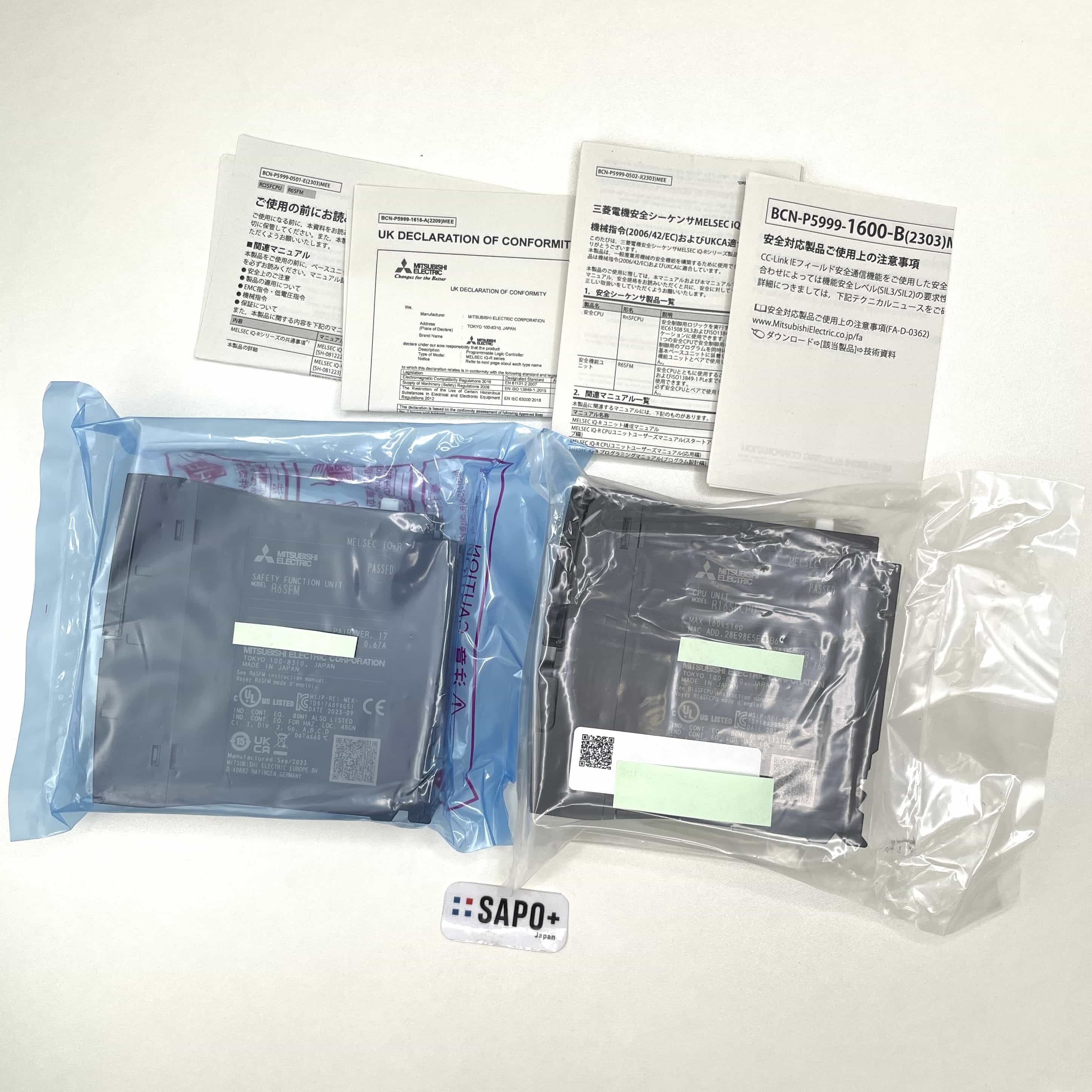 R16SFCPU-SET 2023年製 箱無 安全CPU・安全機能制御ユニットセット 三菱電機