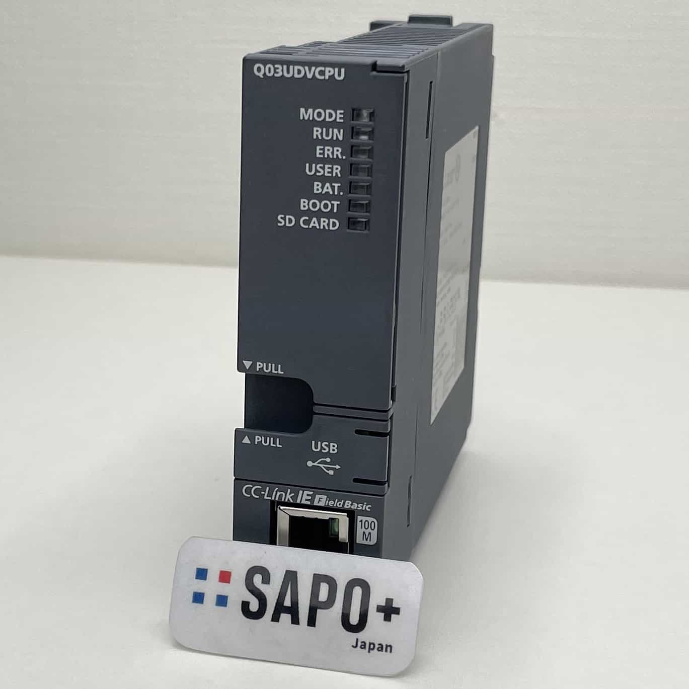 Q03UDVCPU 2023年製 初期化済 プログラマブルコントローラCPU（高速・Ethernet内蔵） 三菱電機