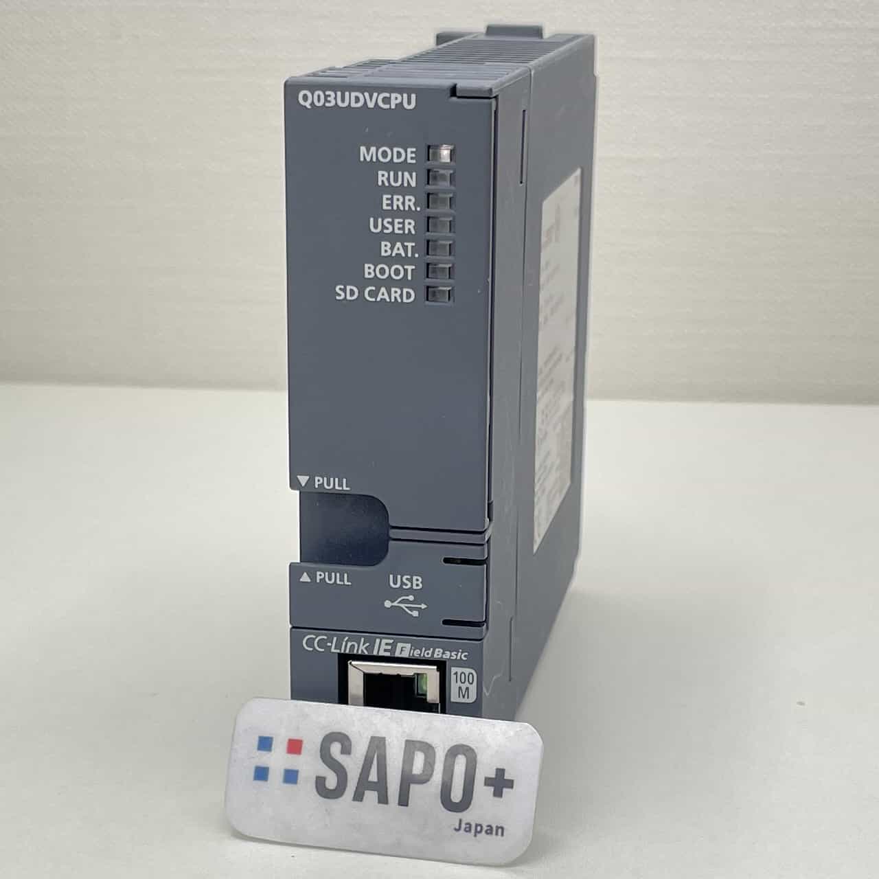 Q03UDVCPU 2023年製 初期化済 プログラマブルコントローラCPU（高速・Ethernet内蔵） 三菱電機
