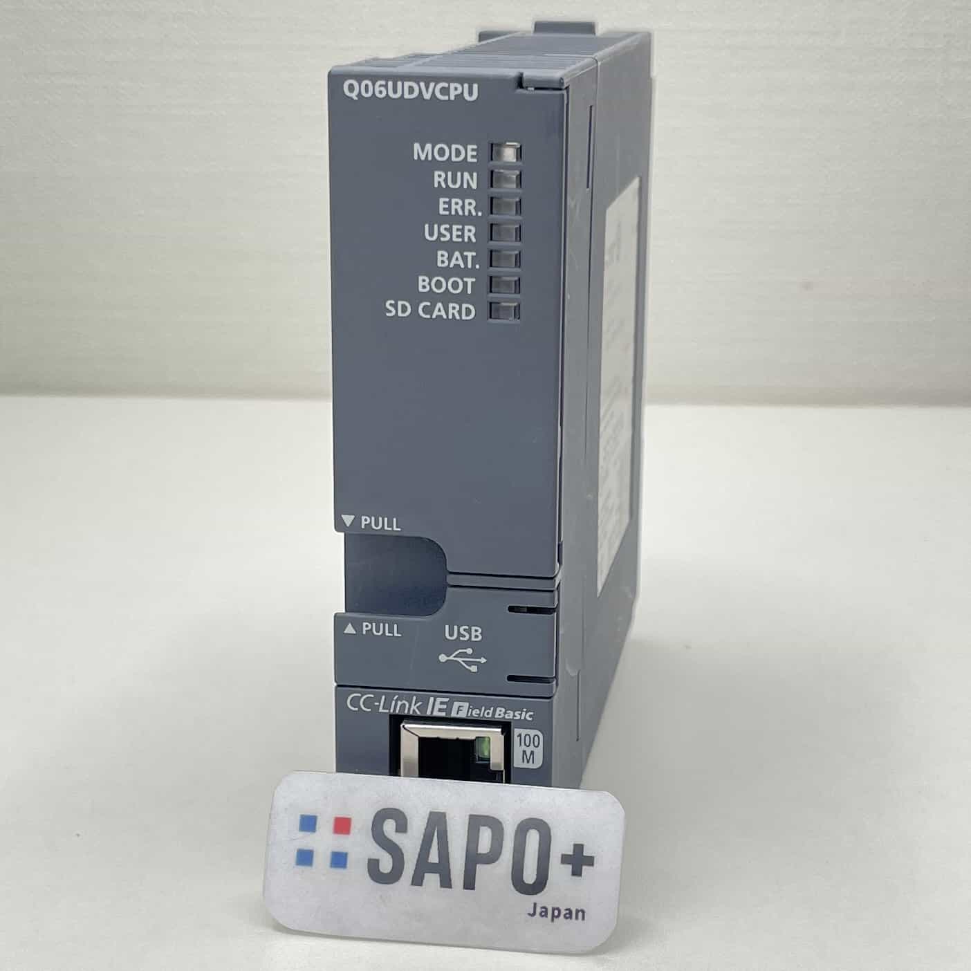 Q06UDVCPU 2023年製 初期化済・カバー破損 プログラマブルコントローラCPU（高速・Ethernet内蔵） 三菱電機
