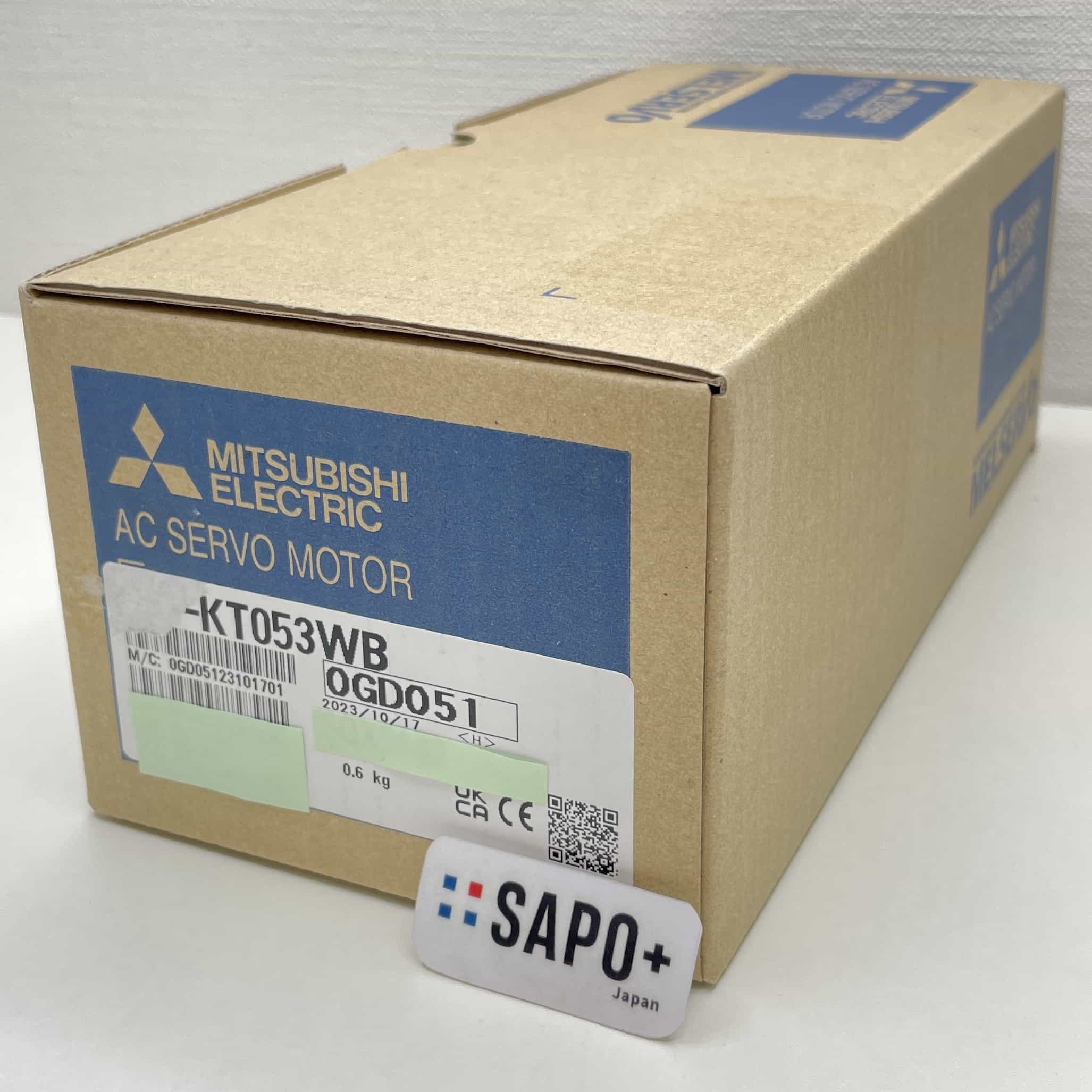 HK-KT053WB 2023年製 ACサーボモータ（低慣性・小容量・電磁ブレーキ付・フラットタイプ） 三菱電機