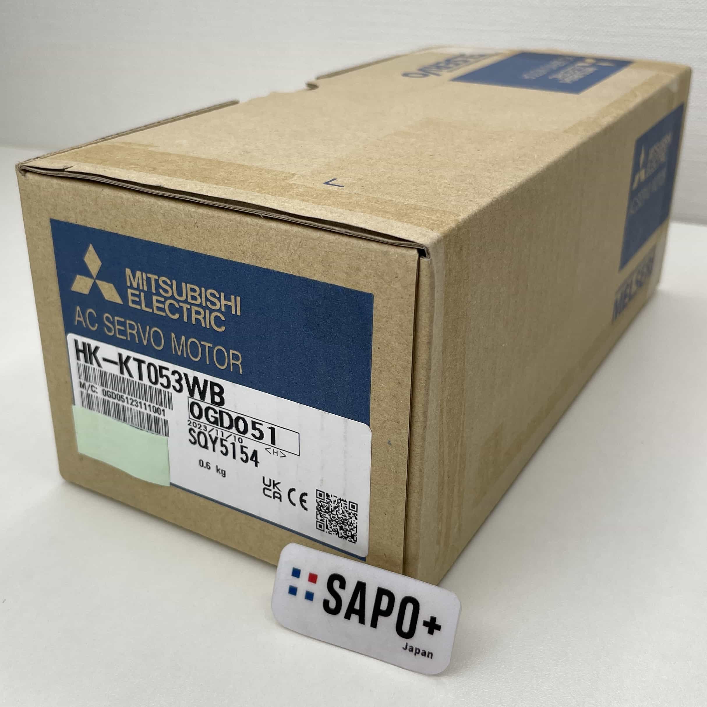 HK-KT053WB 2023年製 ACサーボモータ（低慣性・小容量・電磁ブレーキ付・フラットタイプ） 三菱電機