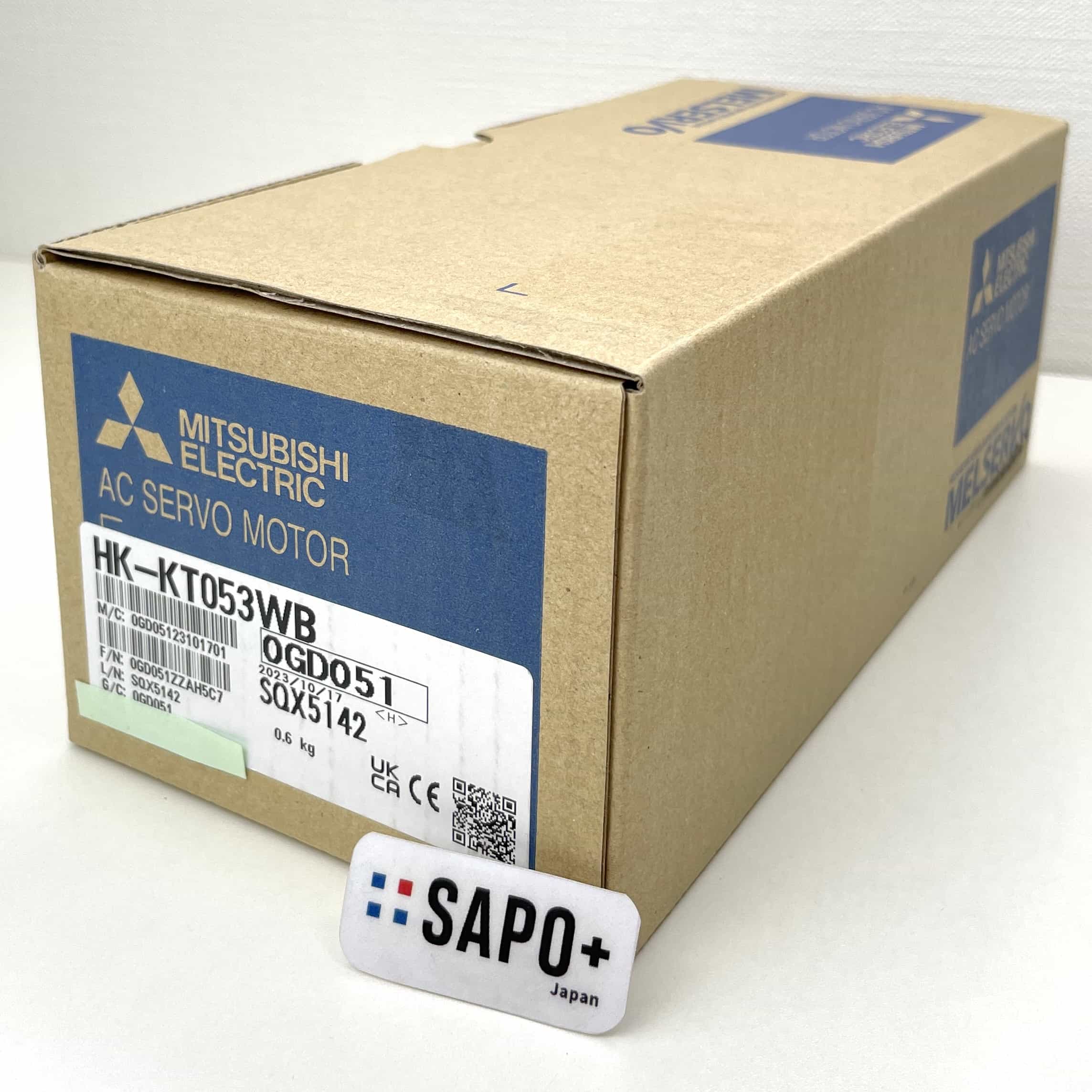 HK-KT053WB 2023年製 ACサーボモータ（低慣性・小容量・電磁ブレーキ付・フラットタイプ） 三菱電機