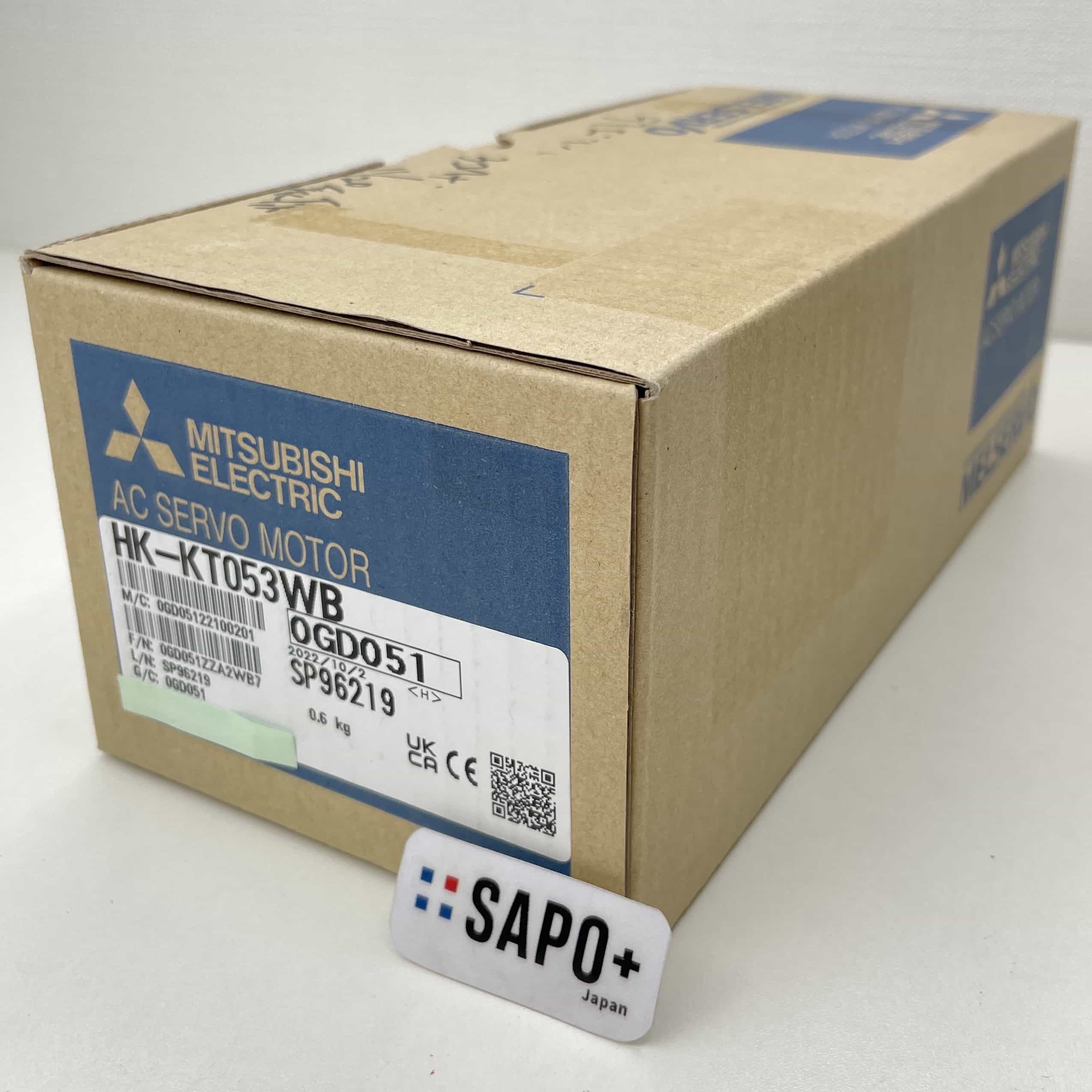HK-KT053WB 2022年製 ACサーボモータ（低慣性・小容量・電磁ブレーキ付・フラットタイプ） 三菱電機
