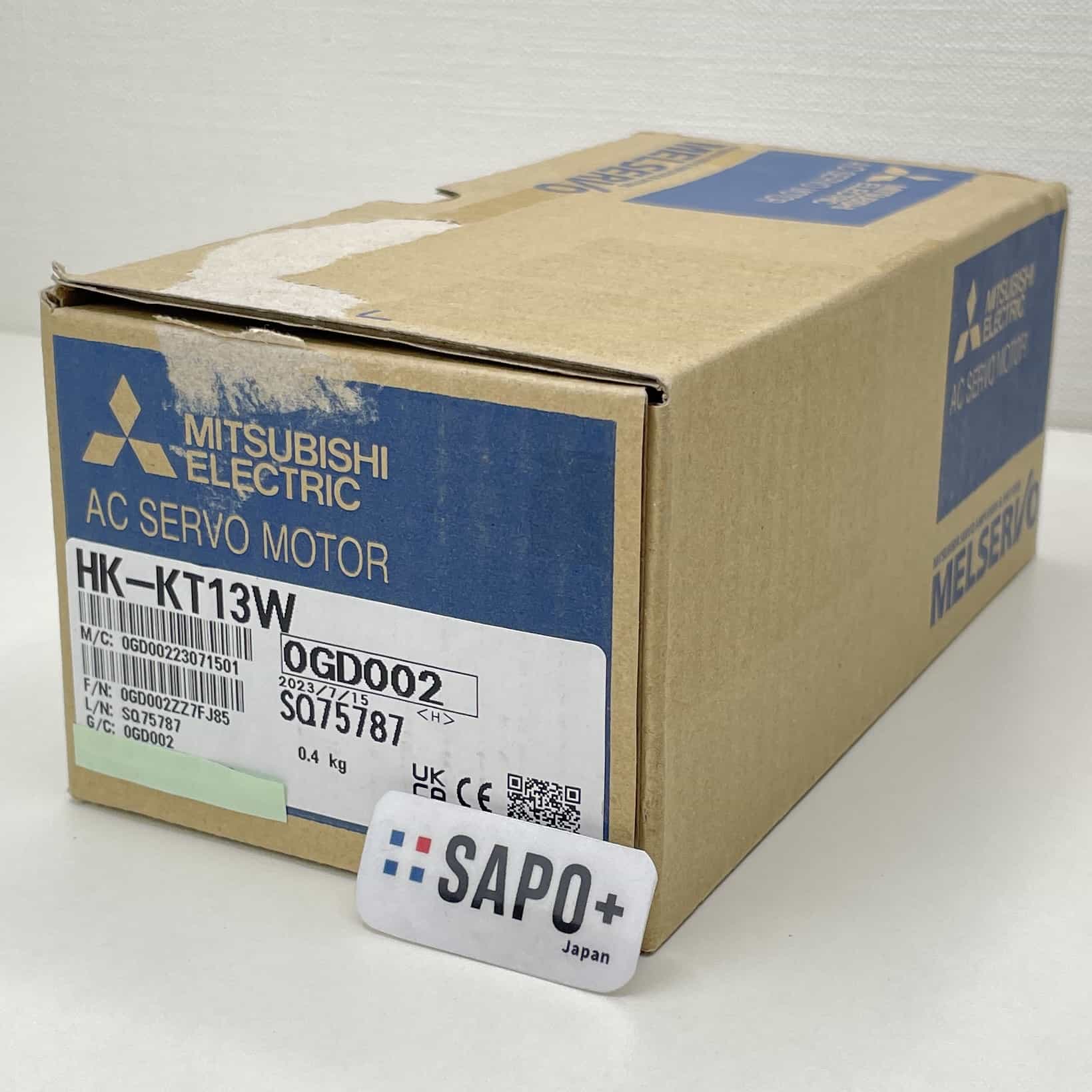 HK-KT13W 2023年製 ACサーボモータ（低慣性・小容量・フラットタイプ） 三菱電機