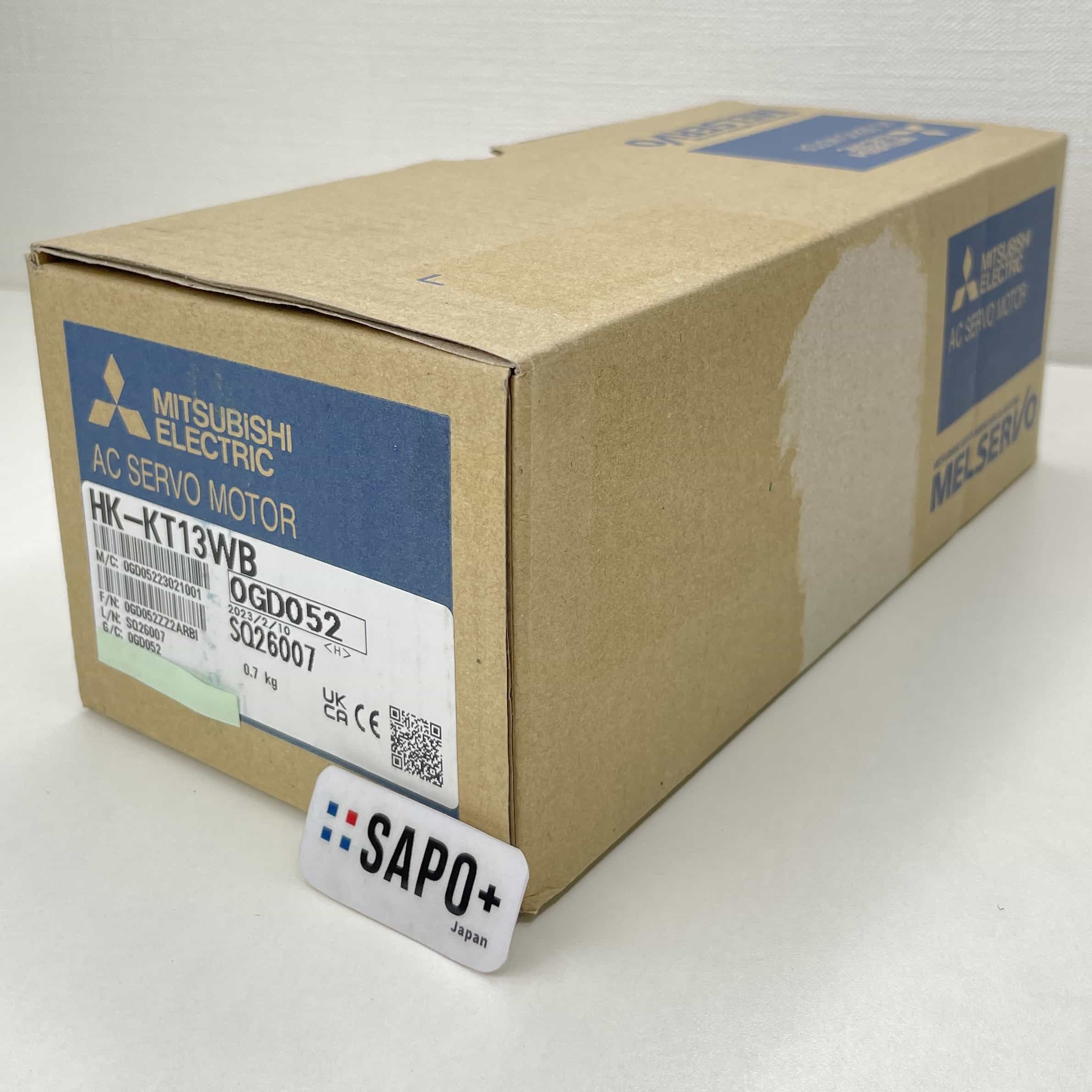 HK-KT13WB 2023年製 ACサーボモータ（低慣性・小容量・電磁ブレーキ付・フラットタイプ） 三菱電機