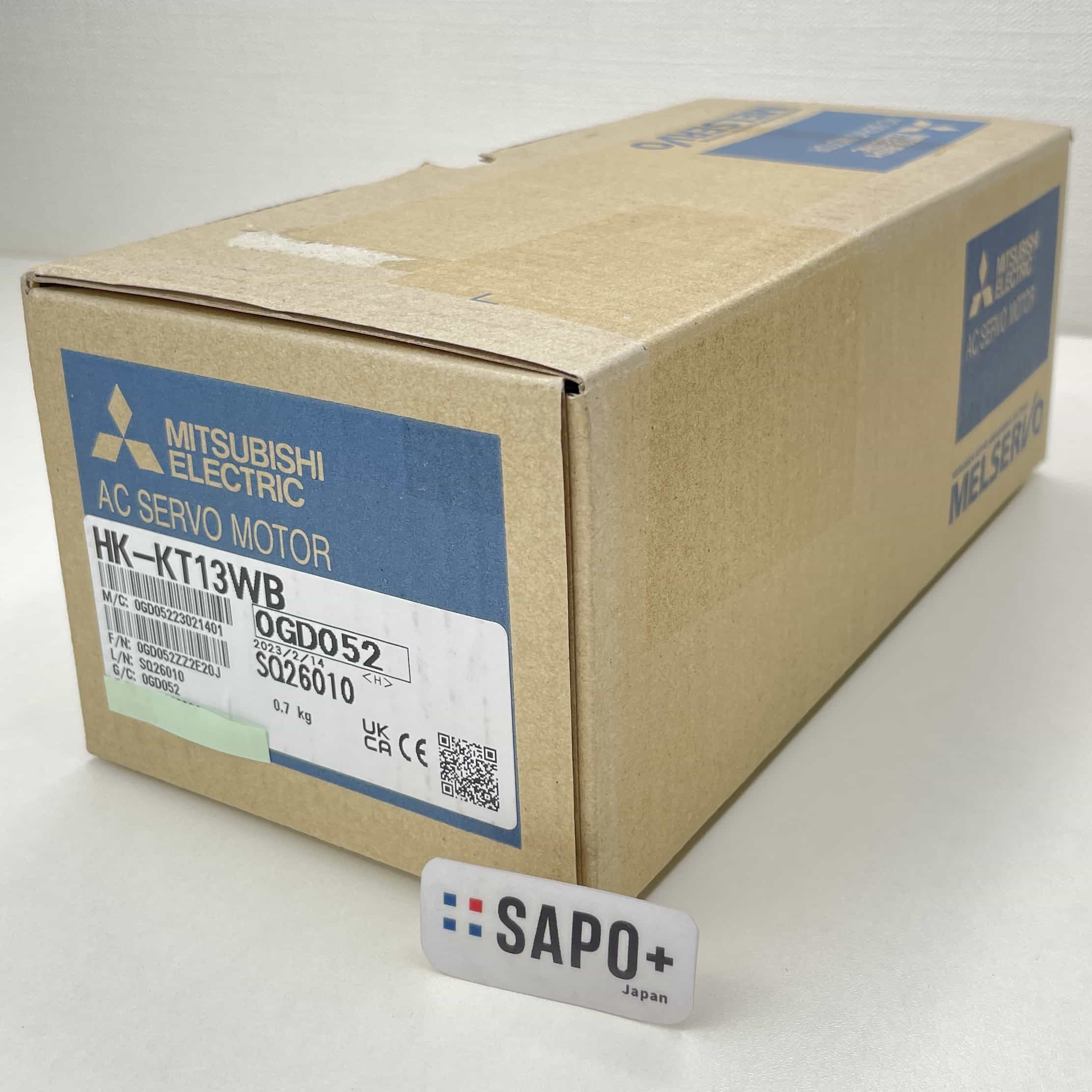 HK-KT13WB 2023年製 美品 ACサーボモータ（低慣性・小容量・電磁ブレーキ付・フラットタイプ） 三菱電機