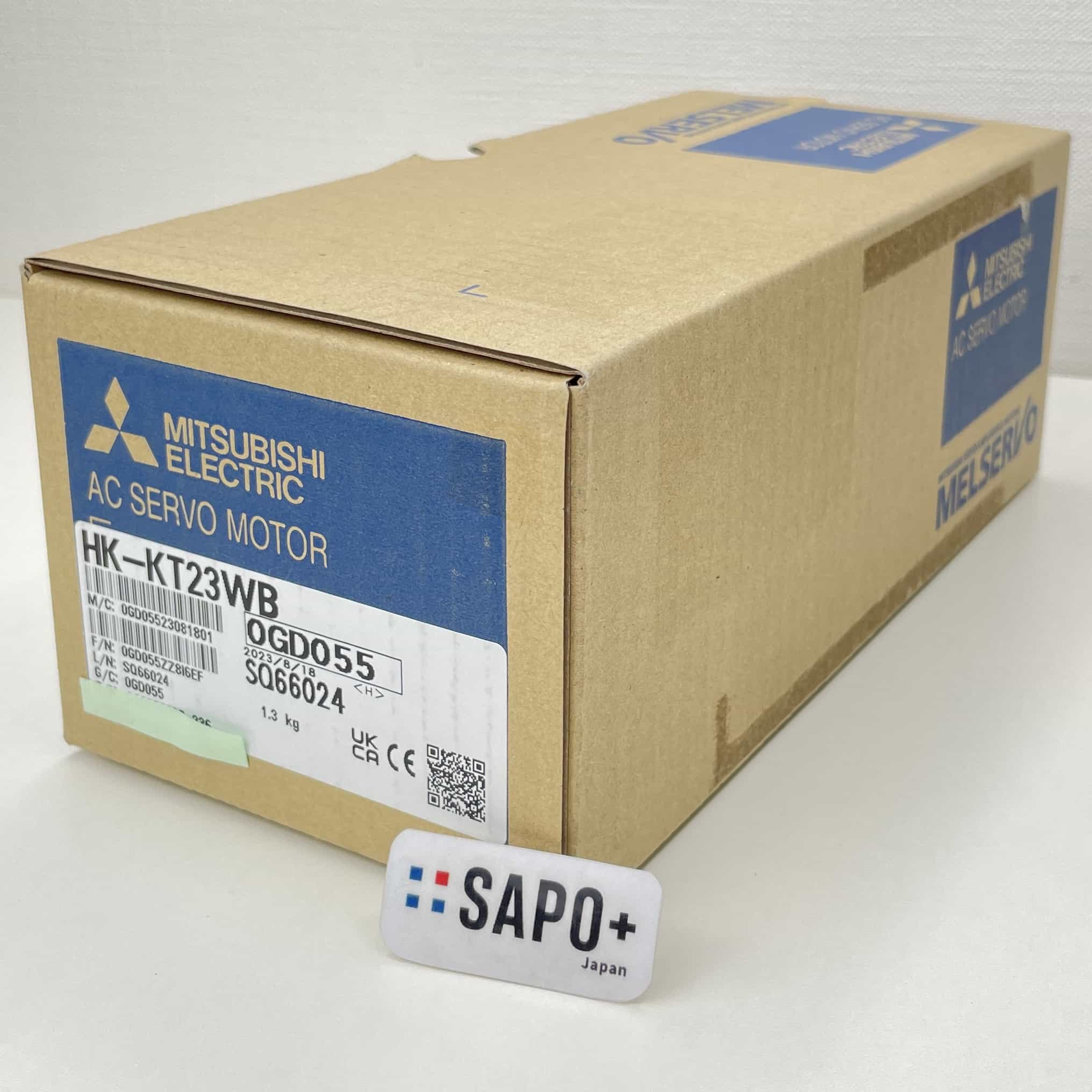 HK-KT23WB 2023年製 ACサーボモータ（低慣性・小容量・電磁ブレーキ付・フラットタイプ） 三菱電機
