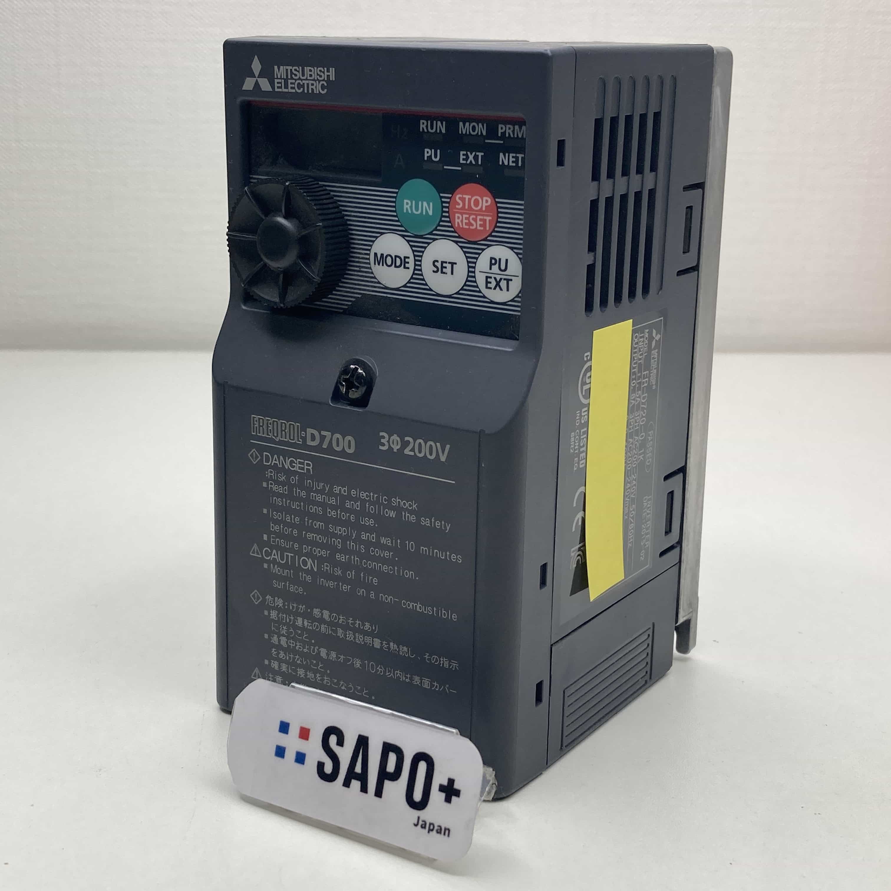 FR-D720-0.1K 2015年製 インバータ 三菱電機
