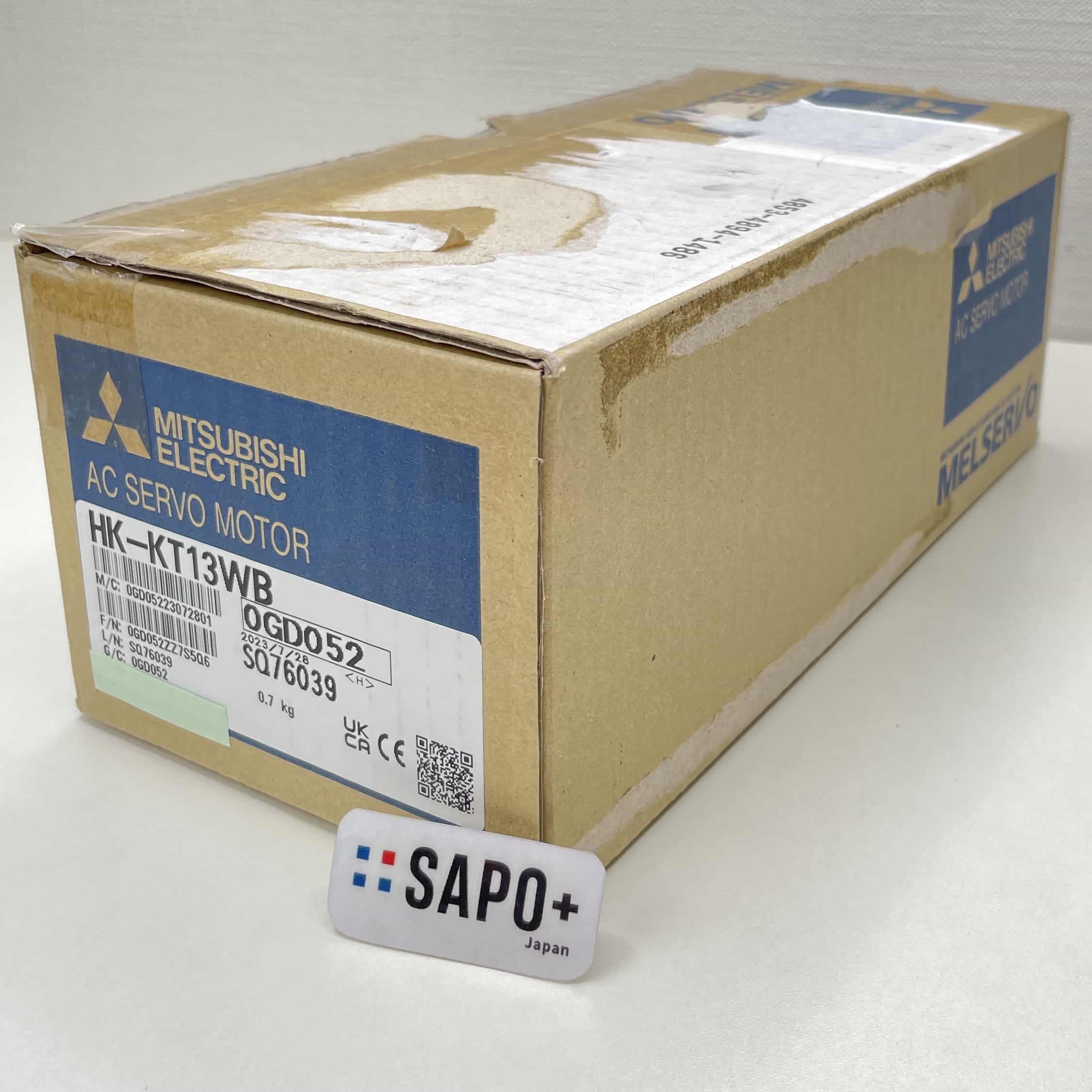 HK-KT13WB 2023年製 ACサーボモータ（低慣性・小容量・電磁ブレーキ付・フラットタイプ） 三菱電機