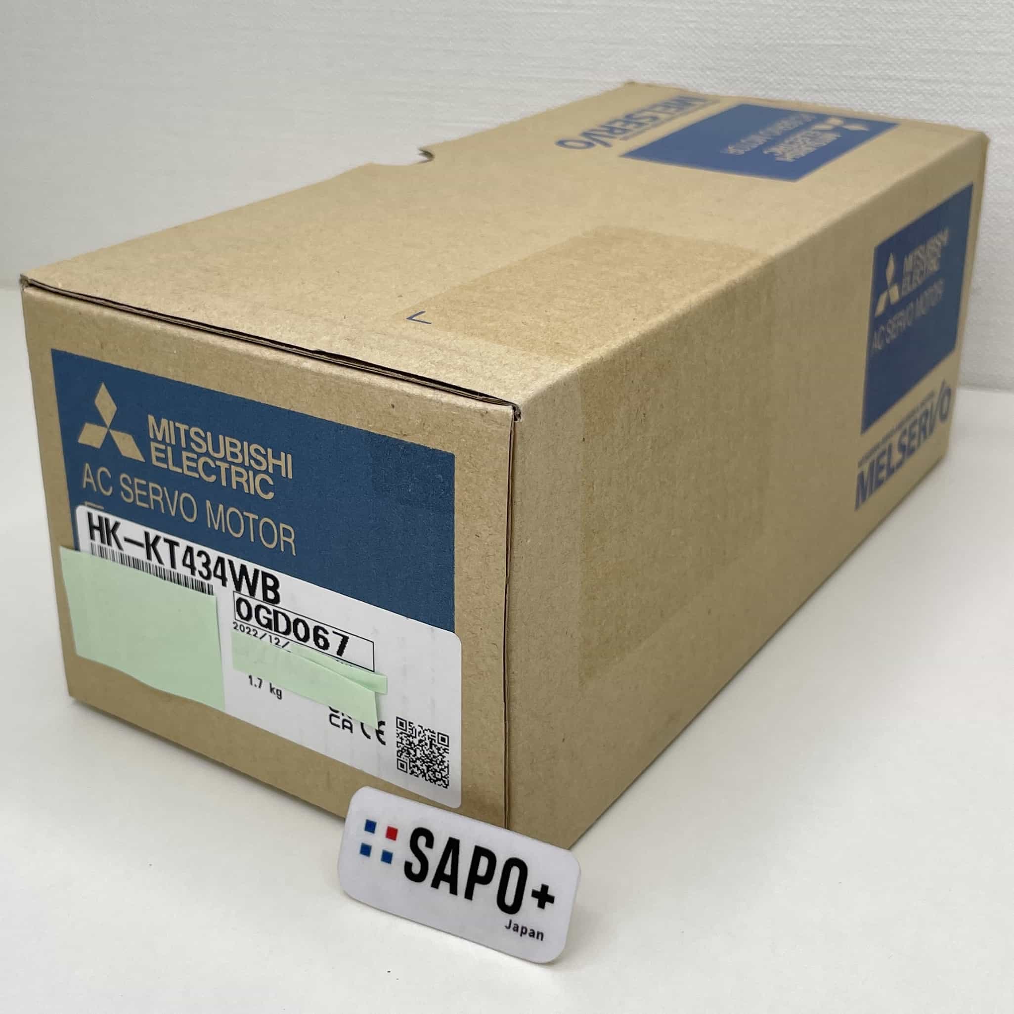 HK-KT434WB 2022年製 ACサーボモータ（低慣性・中容量・電磁ブレーキ付・フラットタイプ） 三菱電機